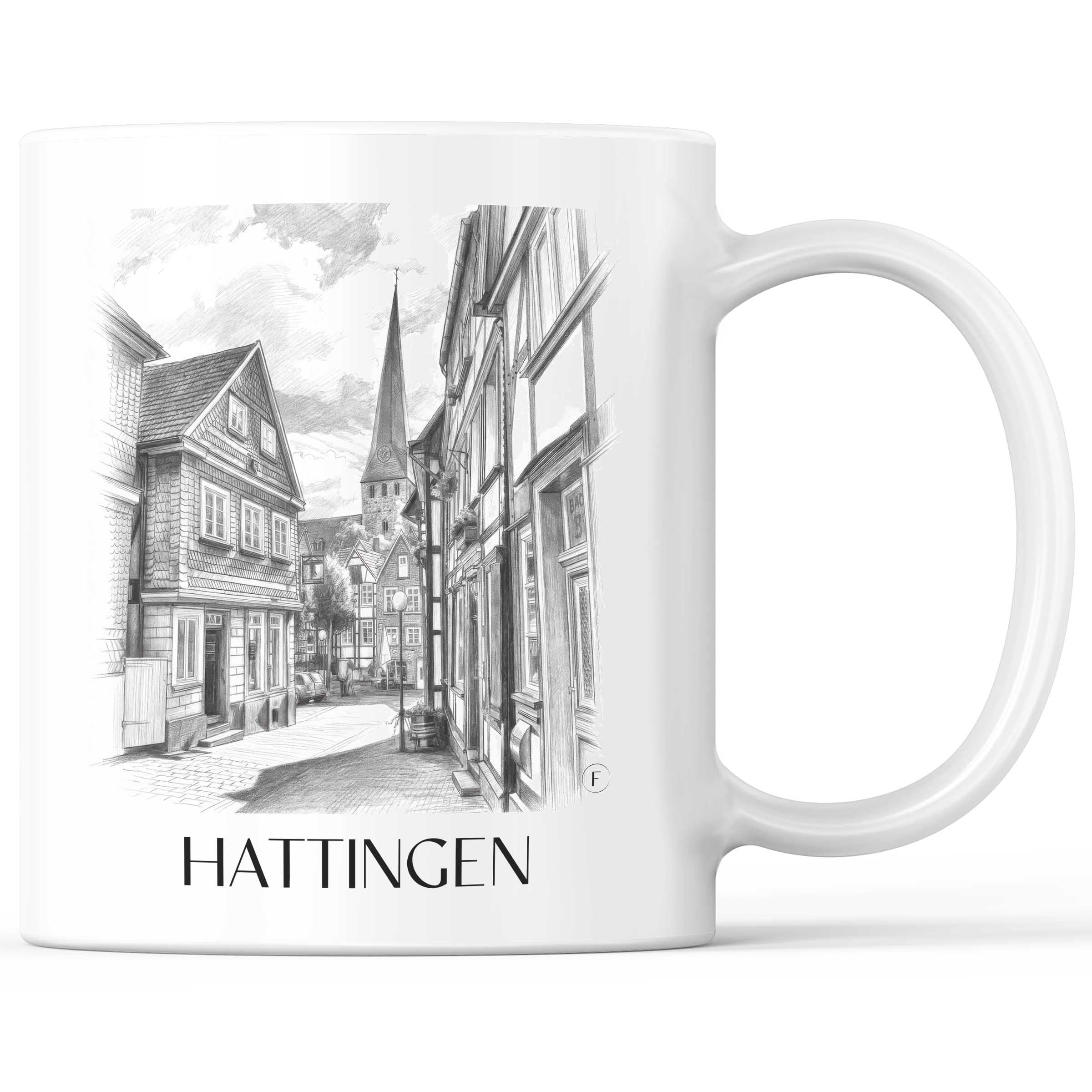 hattingen-deutschland-kaffeebecher-bleistift-zeichnung-drawing