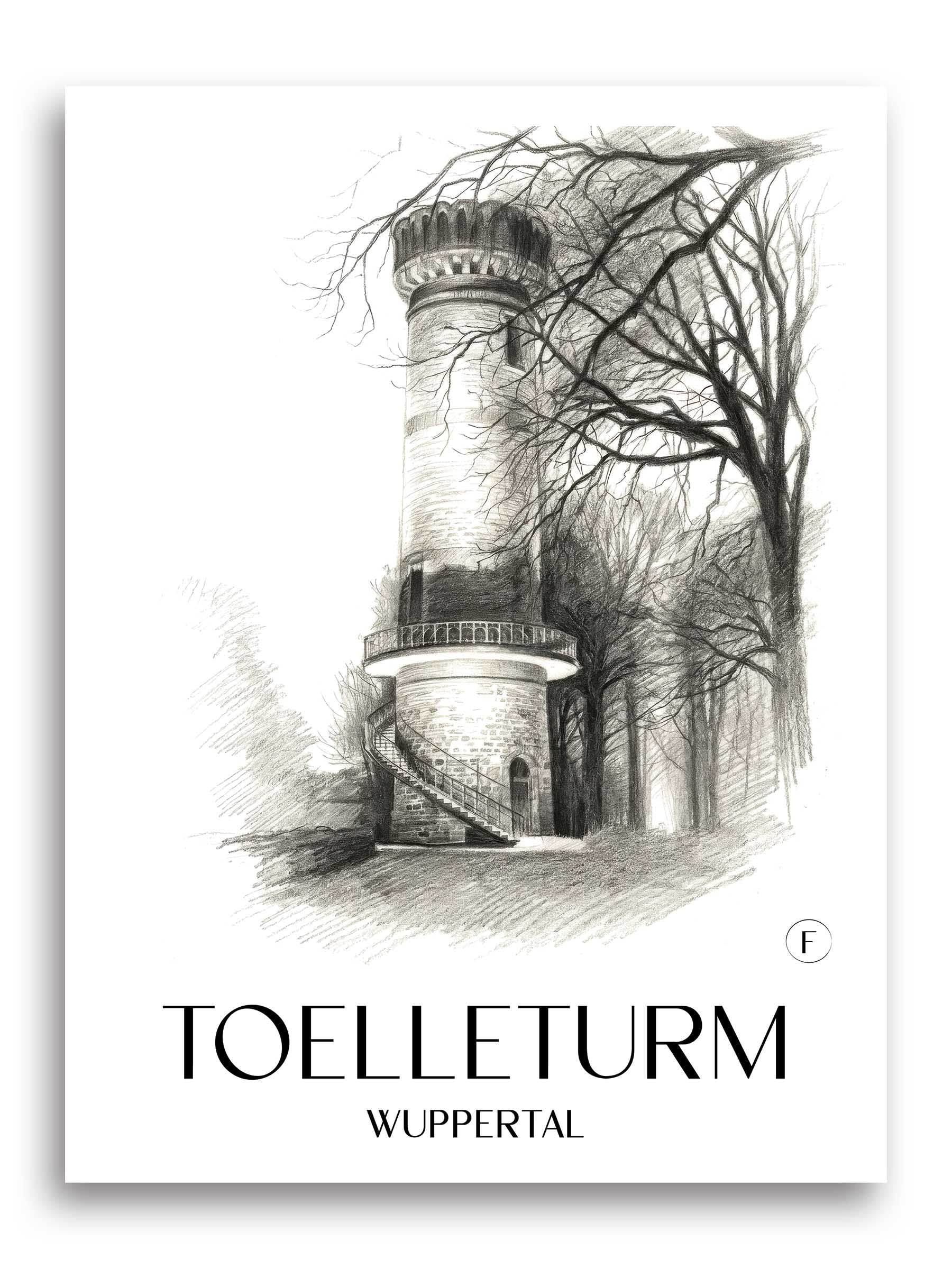 toelleturm-wuppertal-deutschland-poster-bleistift-zeichnung-drawing