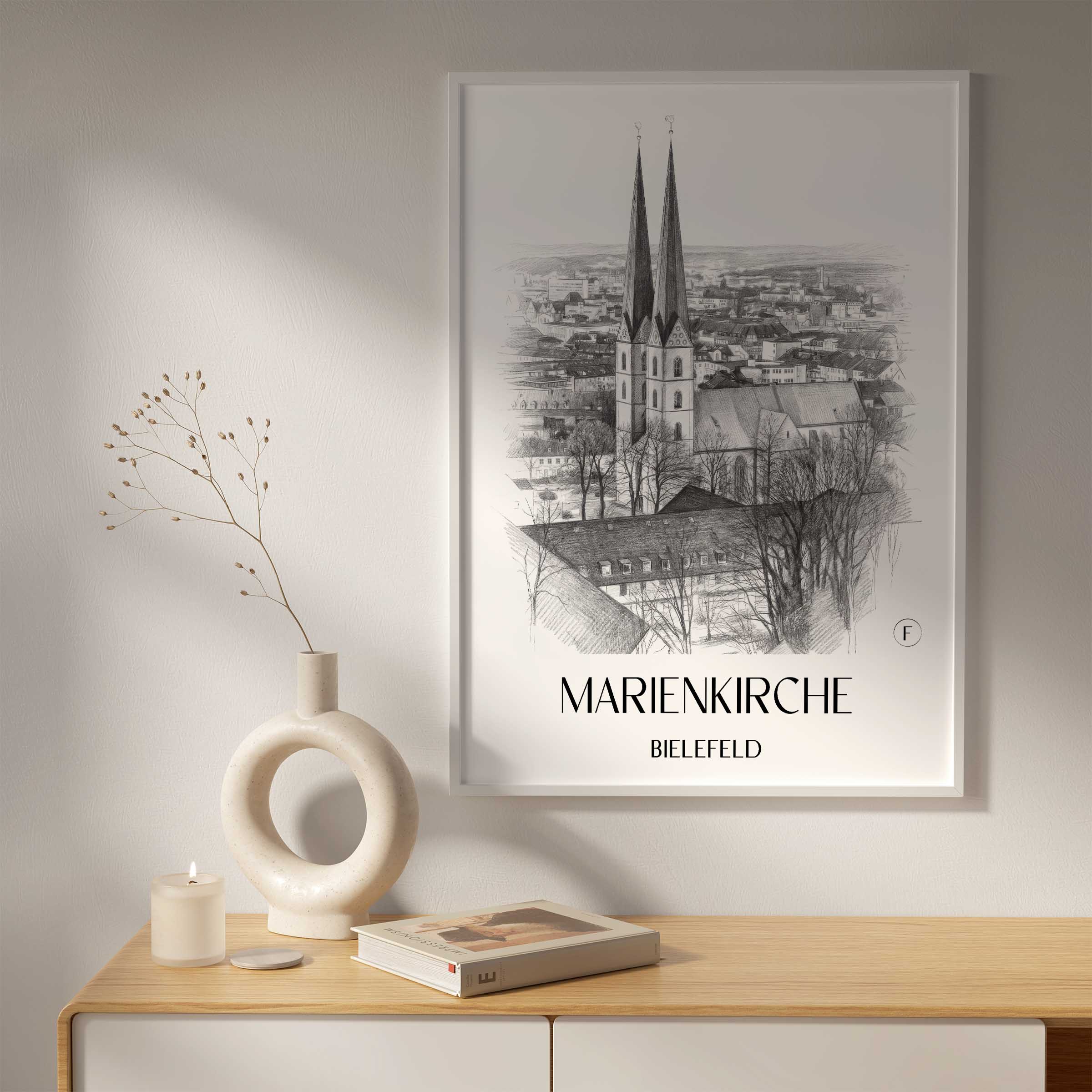 marienkirche-bielefeld-deutschland-poster-bleistift-zeichnung-drawing