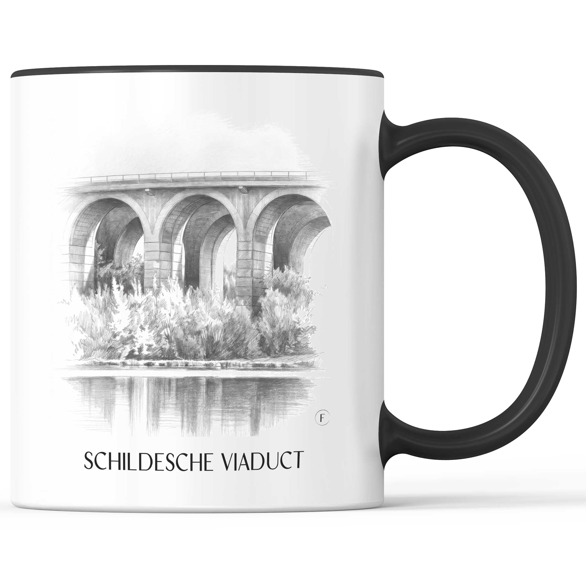 Schildescher Viadukt Kaffeebecher - Bielefeld - Deutschland Becher - Kaffeetasse im Zeichnung Stil