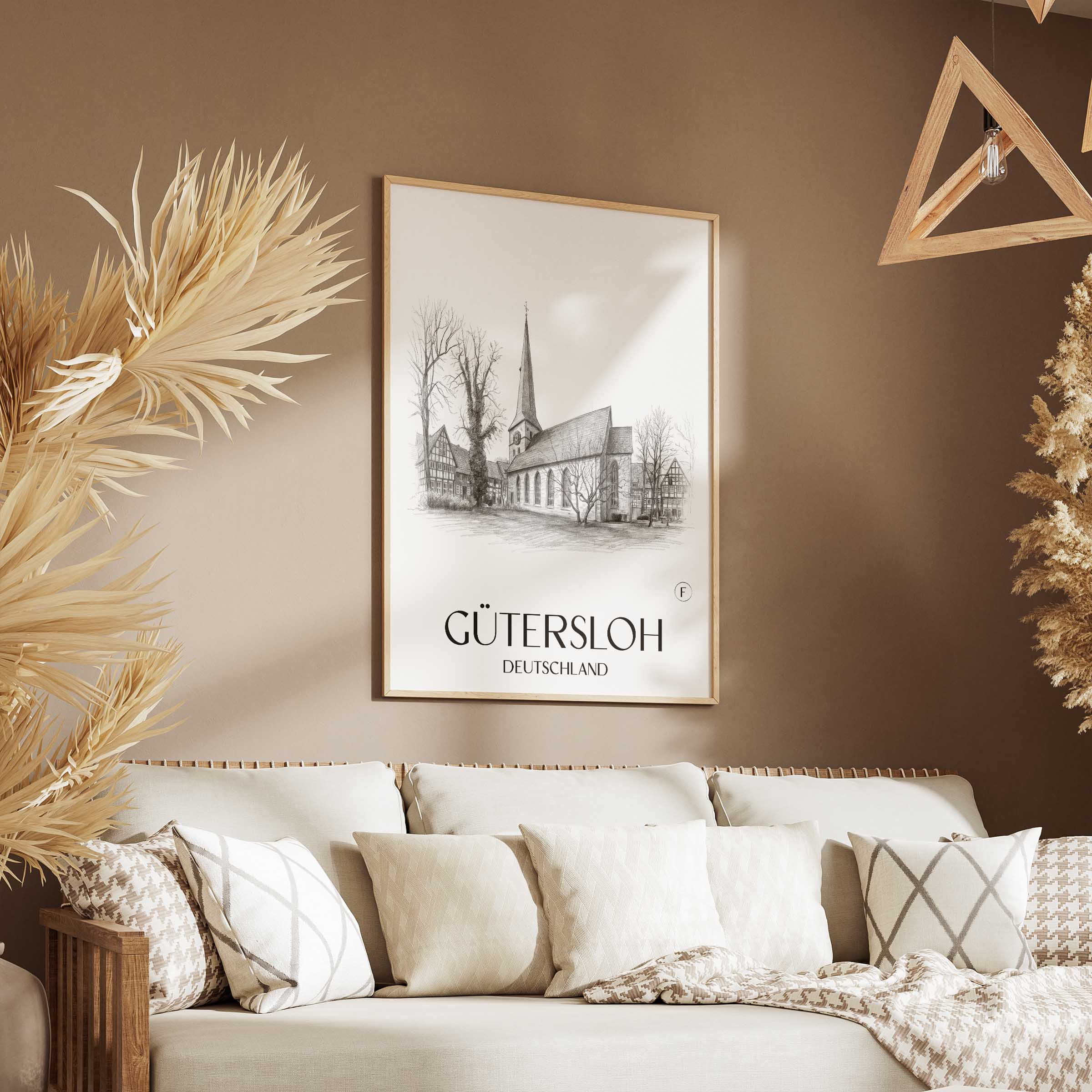 gütersloh-ostwestfalen-deutschland-poster-bleistift-zeichnung-drawing