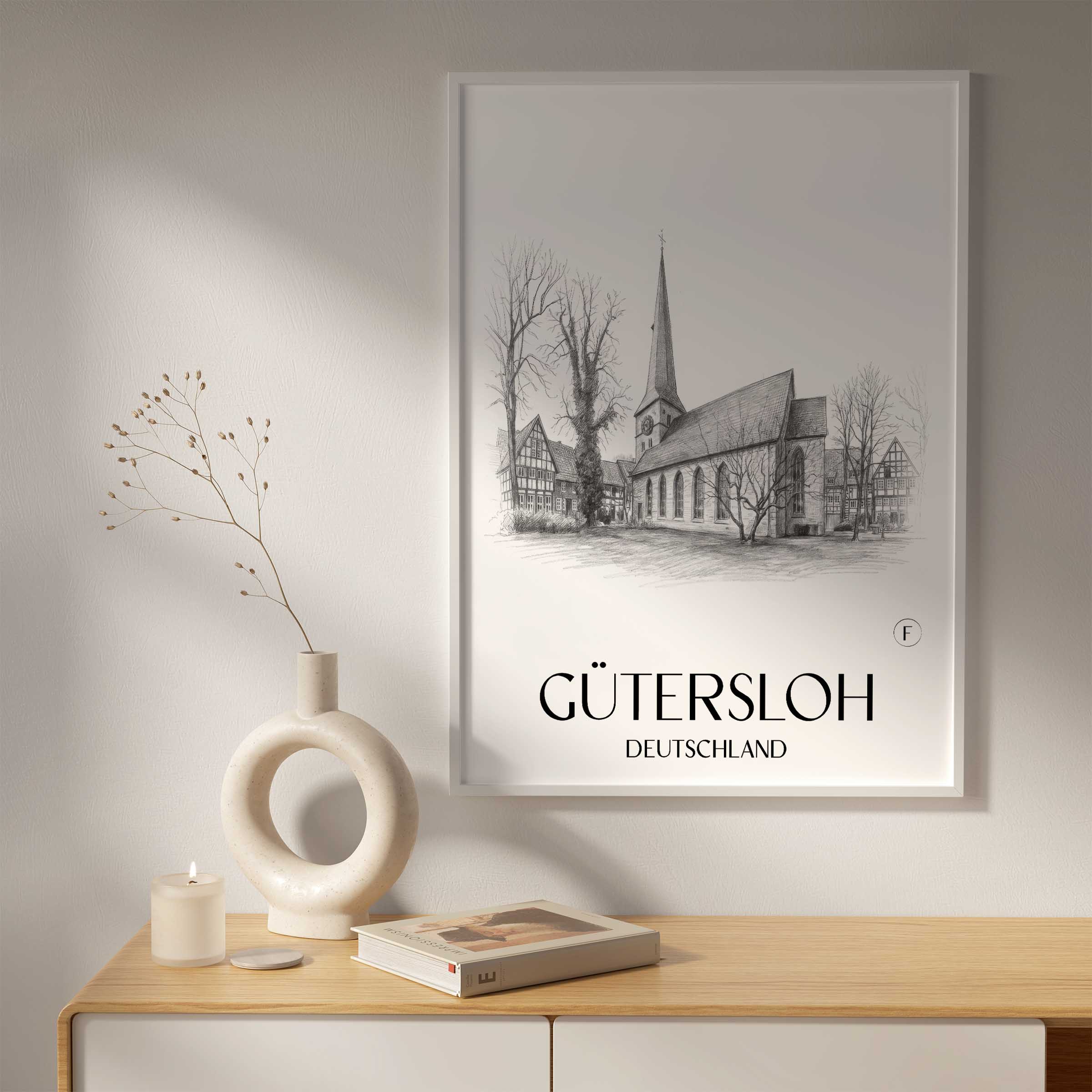 gütersloh-ostwestfalen-deutschland-poster-bleistift-zeichnung-drawing