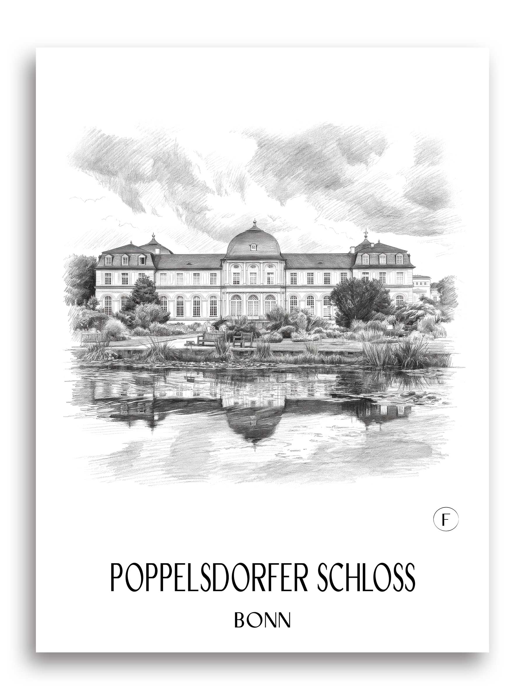 poppelsdorfer-schloss-bonn-deutschland-poster-bleistift-zeichnung-drawing