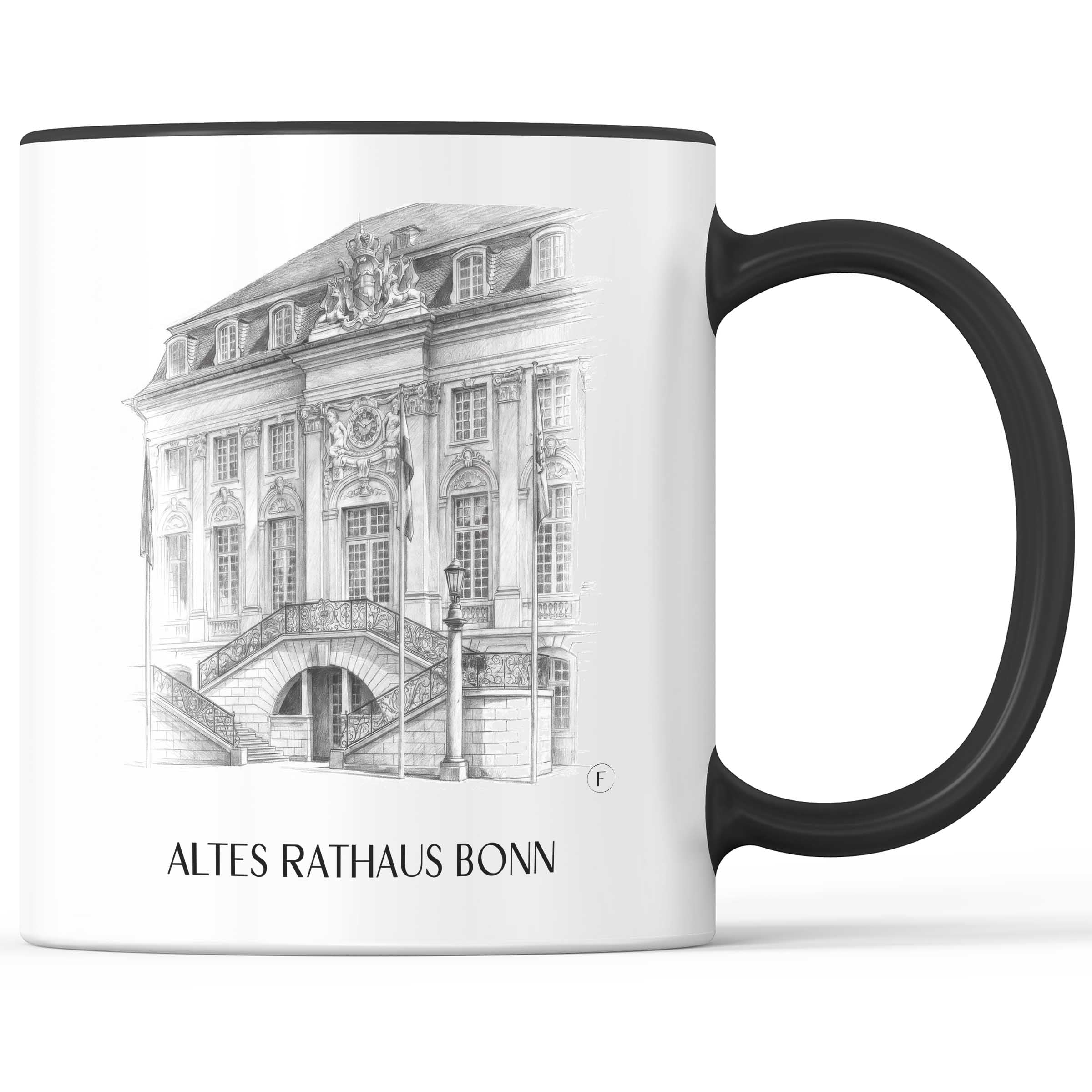 altes-rathaus-bonn-deutschland-kaffeebecher-bleistift-zeichnung-drawing