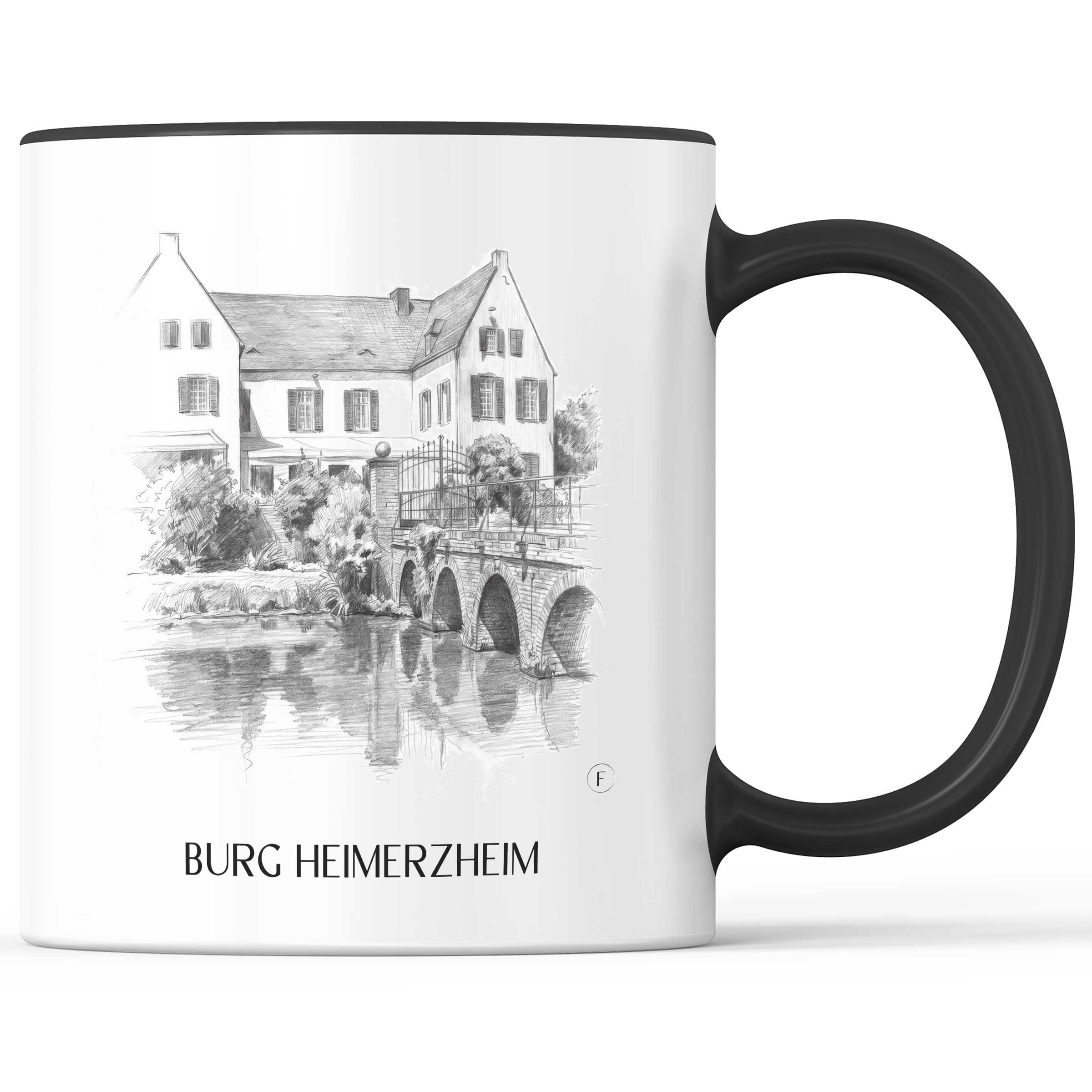 burg-heimerzheim-rheinland-deutschland-kaffeebecher-bleistift-zeichnung-drawing