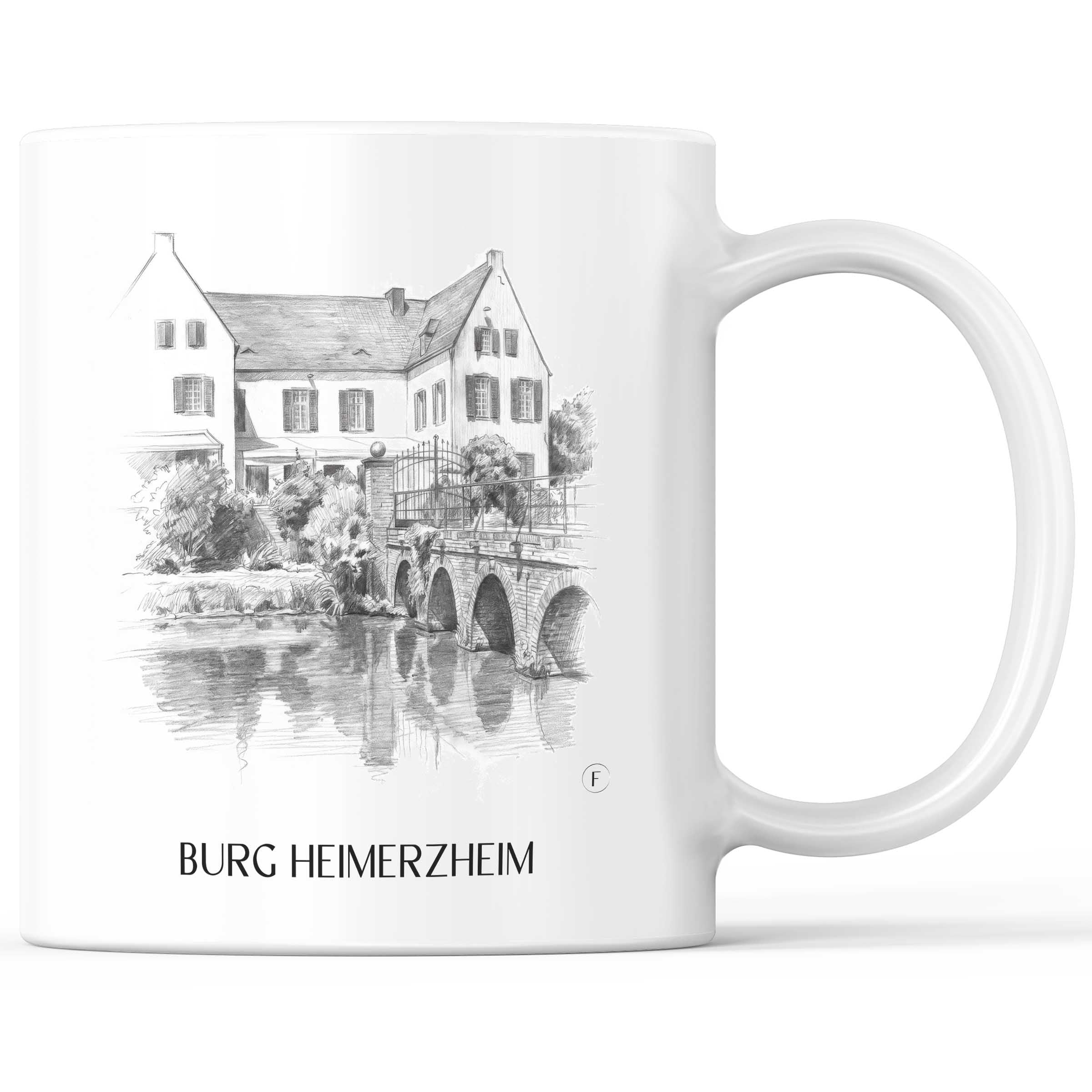 burg-heimerzheim-rheinland-deutschland-kaffeebecher-bleistift-zeichnung-drawing
