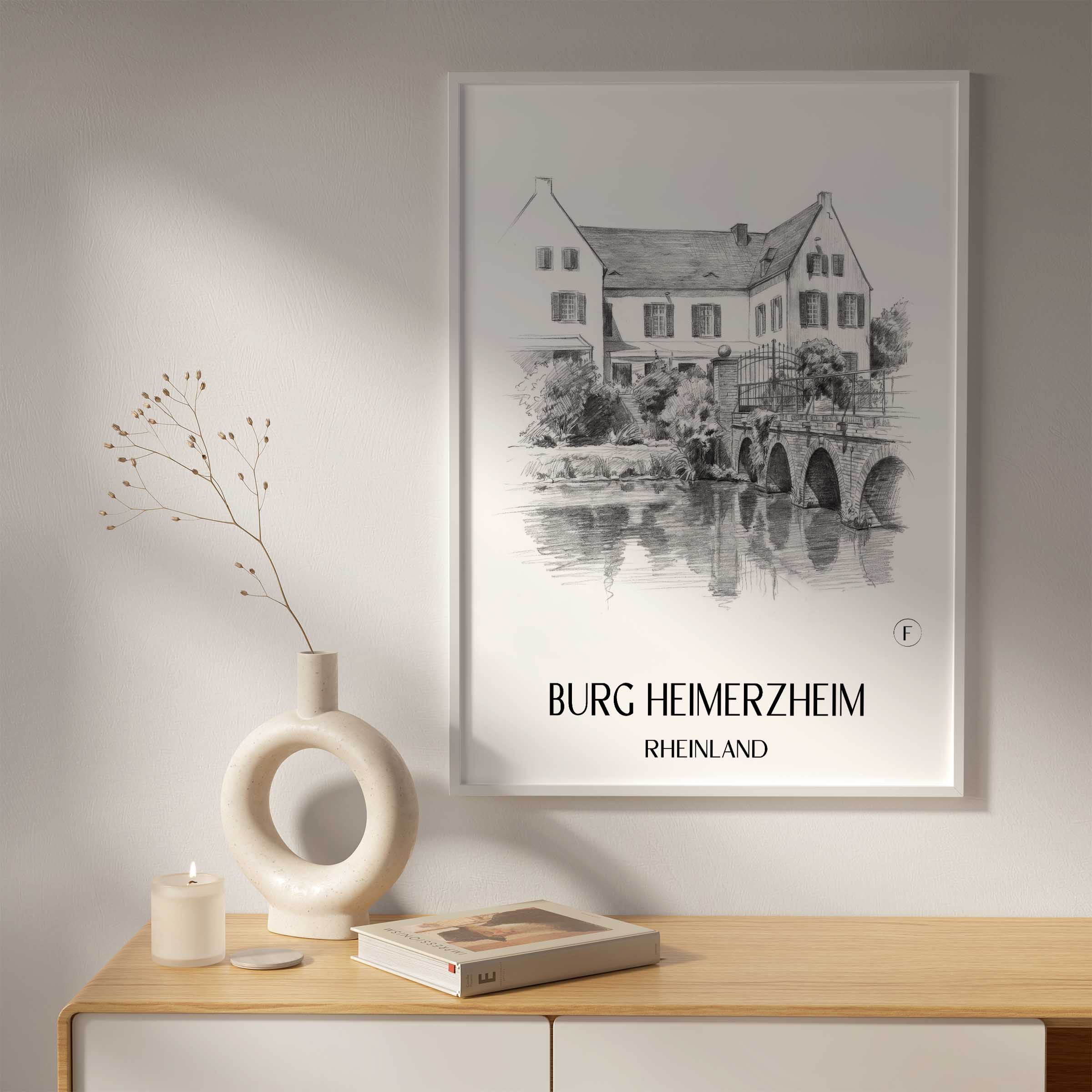 burg-heimerzheim-rheinland-deutschland-poster-bleistift-zeichnung-drawing