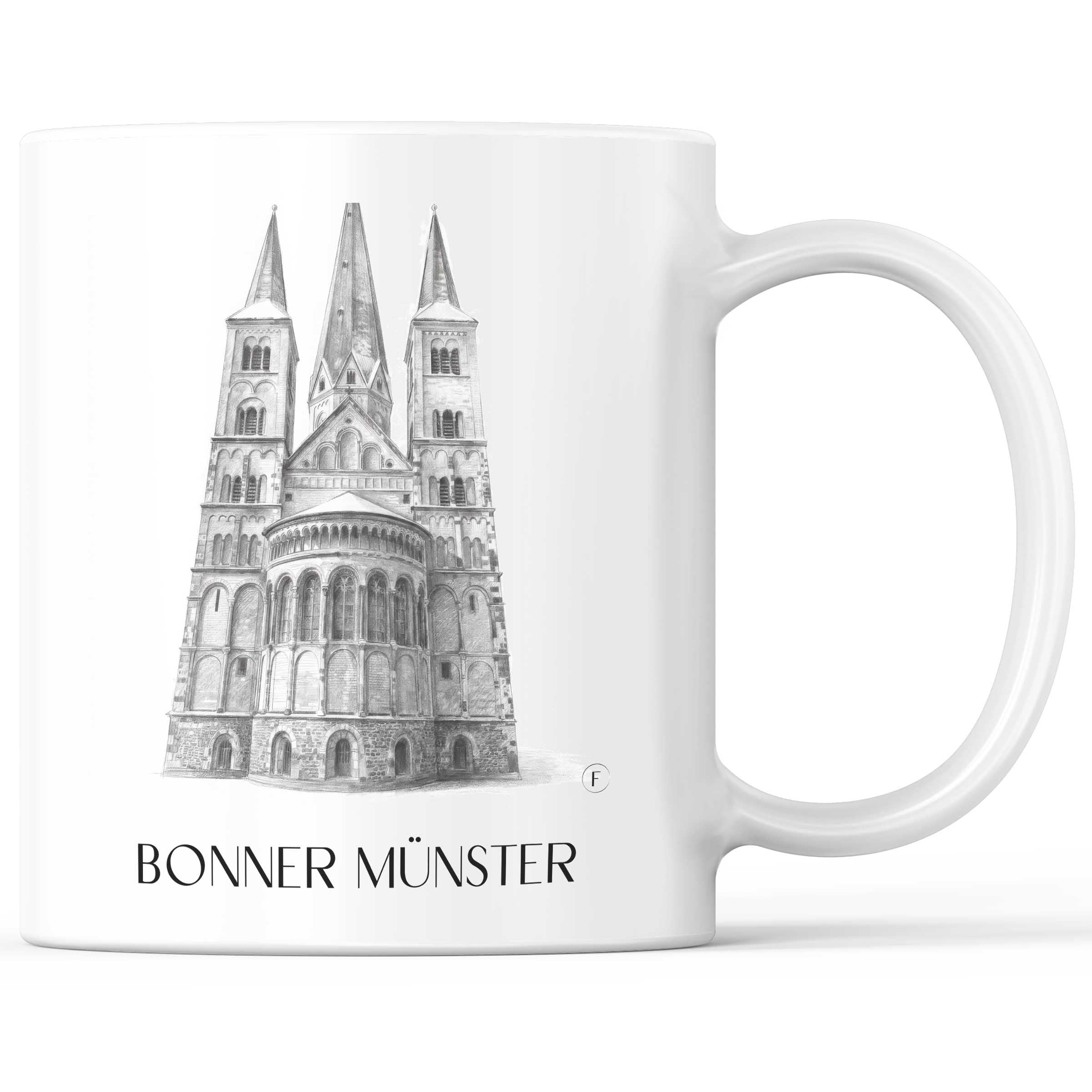 bonner-münster-bonn-deutschland-kaffeebecher-bleistift-zeichnung-drawing