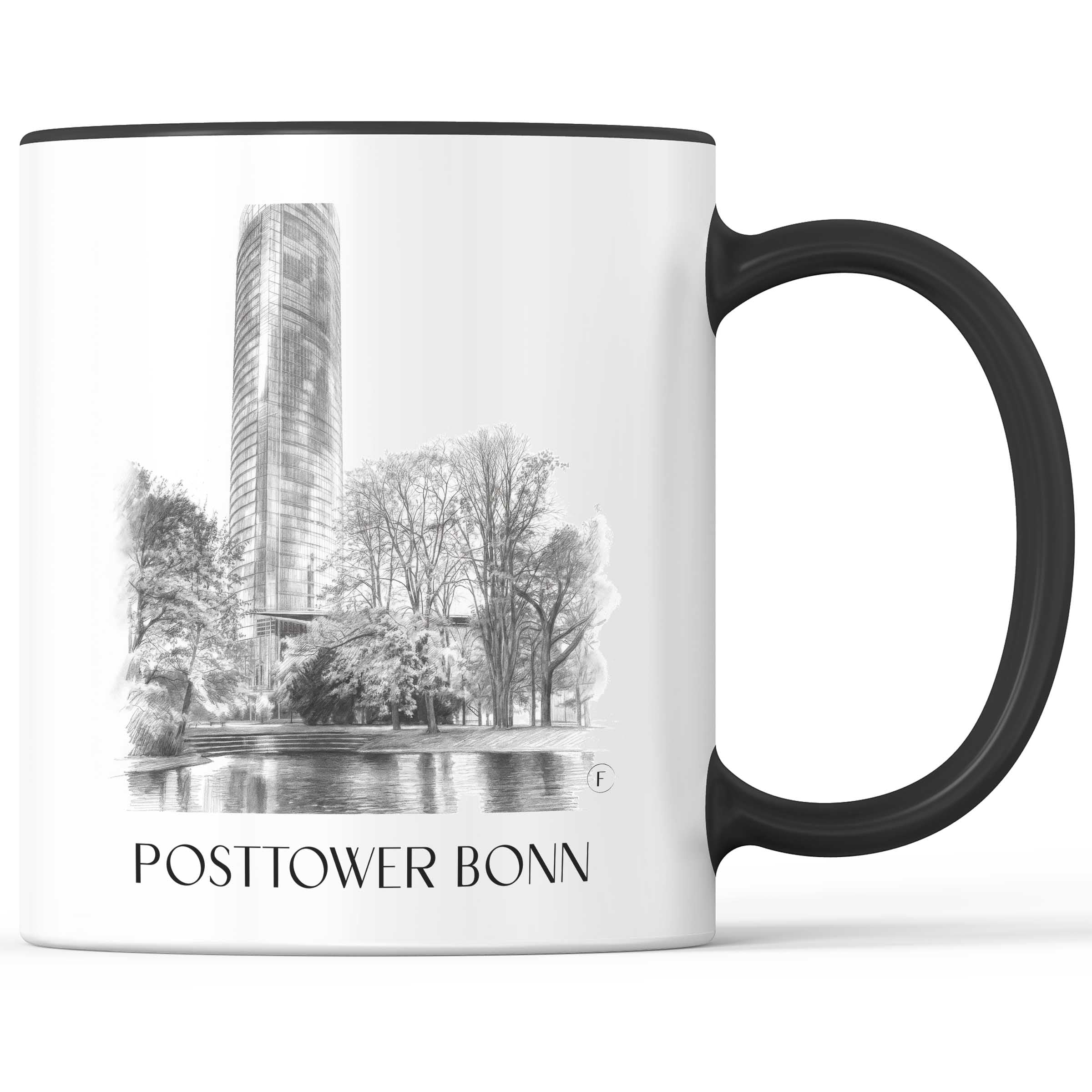 posttower-bonn-deutschland-kaffeebecher-bleistift-zeichnung-drawing