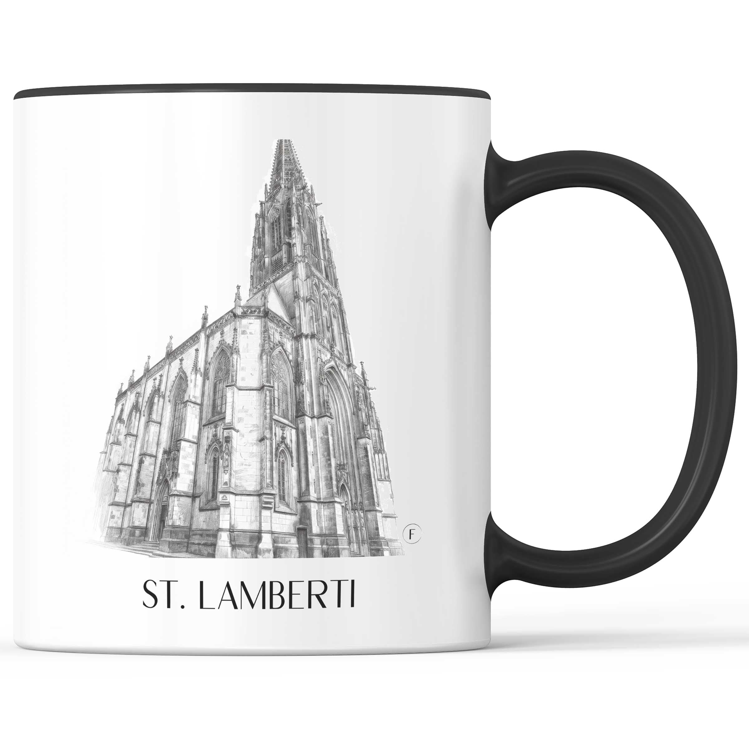 st.-lamberti-münster-deutschland-kaffeebecher-bleistift-zeichnung-drawing
