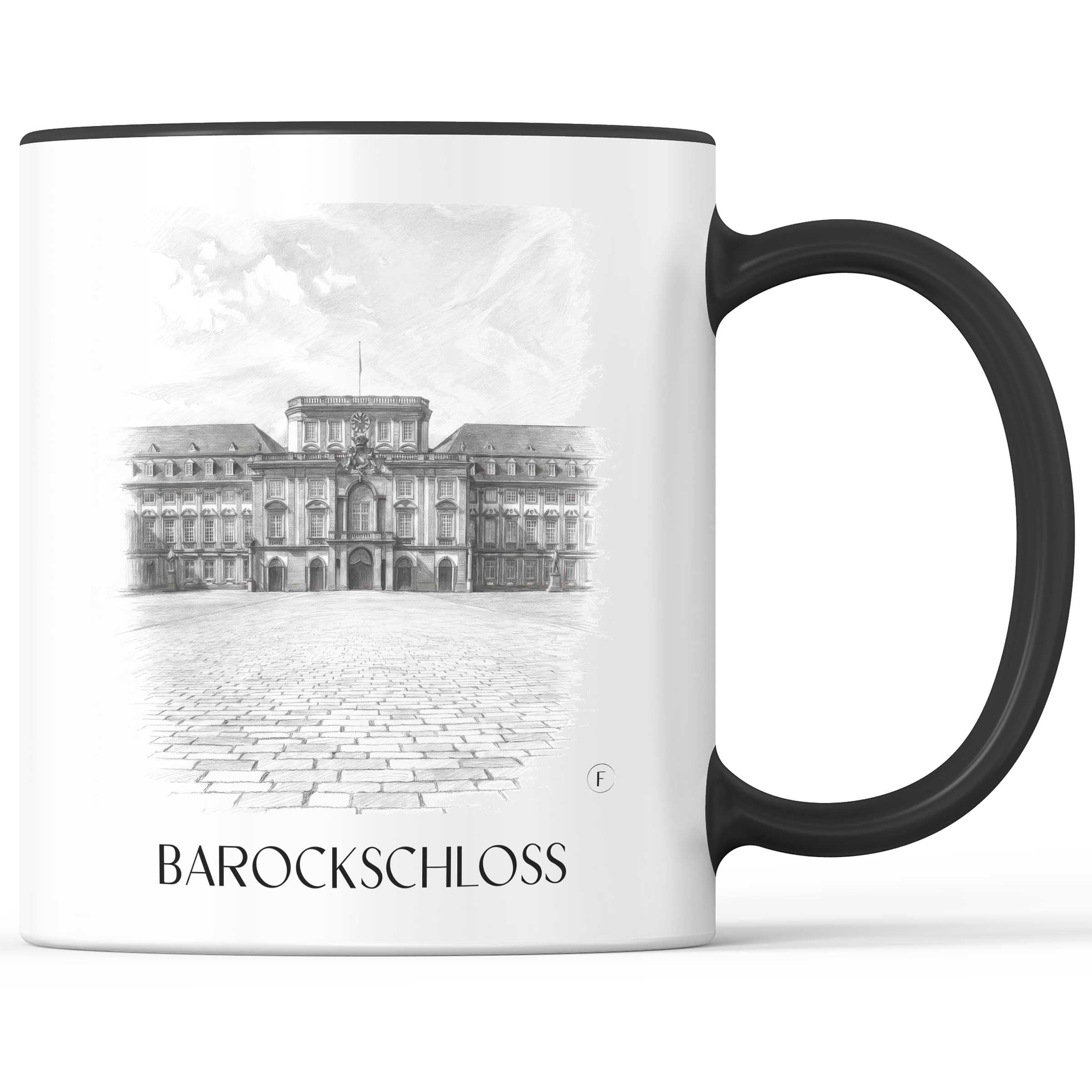 barockschloss-mannheim-deutschland-kaffeebecher-bleistift-zeichnung-drawing