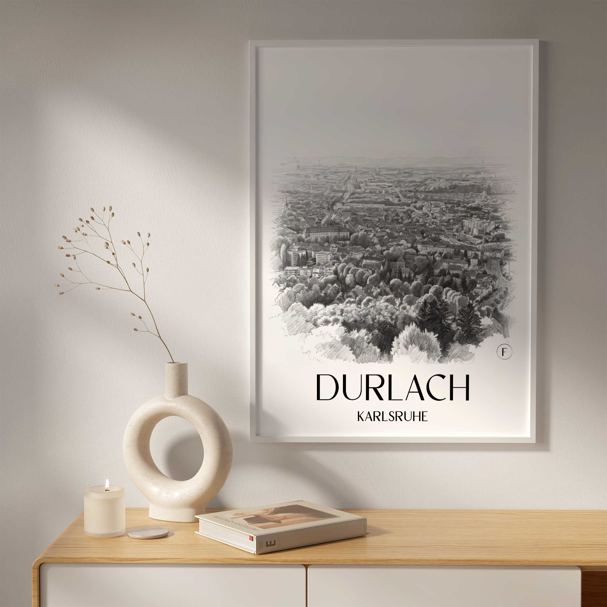 durlach--karlsruhe-deutschland-poster-bleistift-zeichnung-drawing