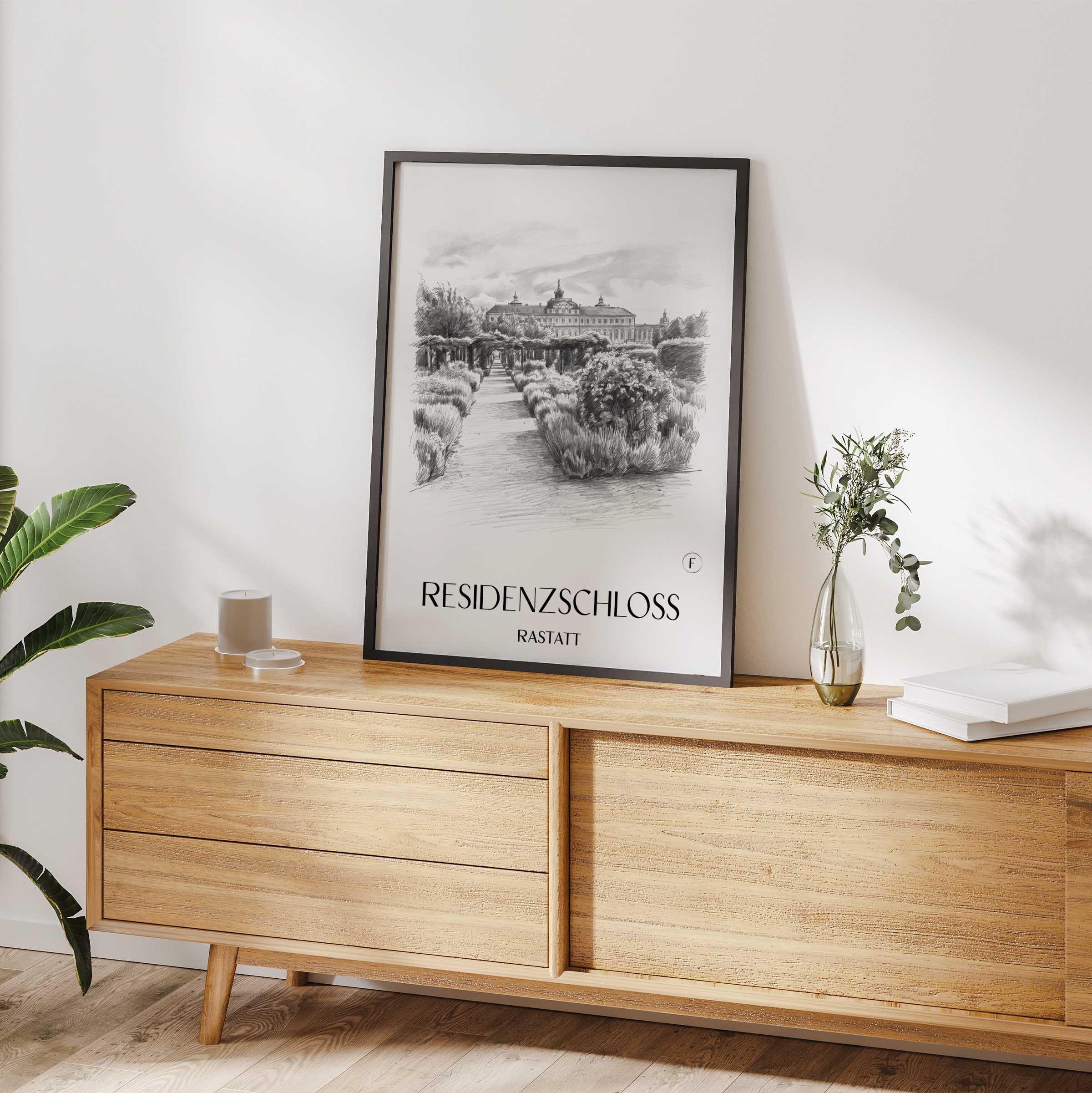 residenzschloss-rastatt-deutschland-poster-bleistift-zeichnung-drawing