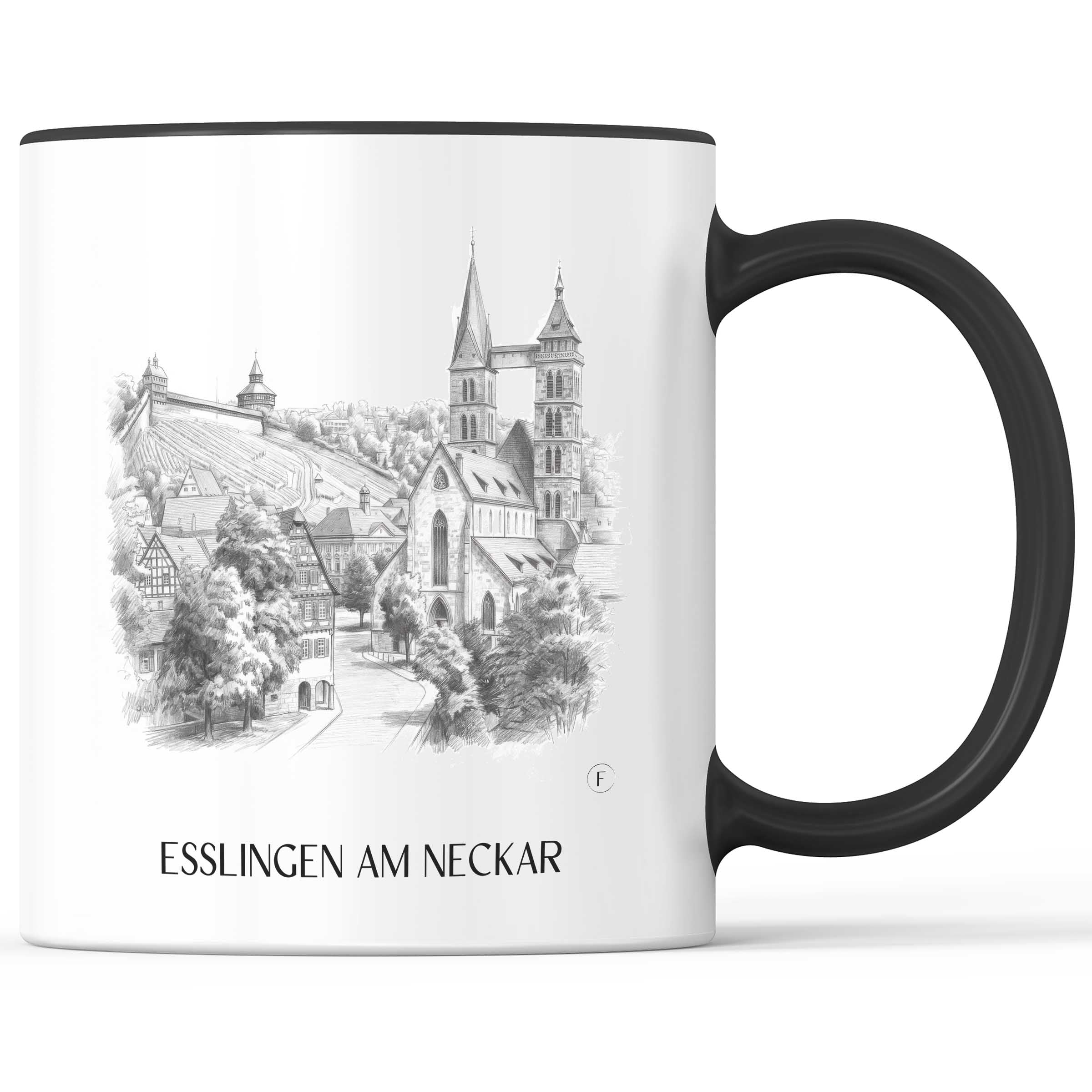 esslingen-am-neckar-neckartal-deutschland-kaffeebecher-bleistift-zeichnung-drawing