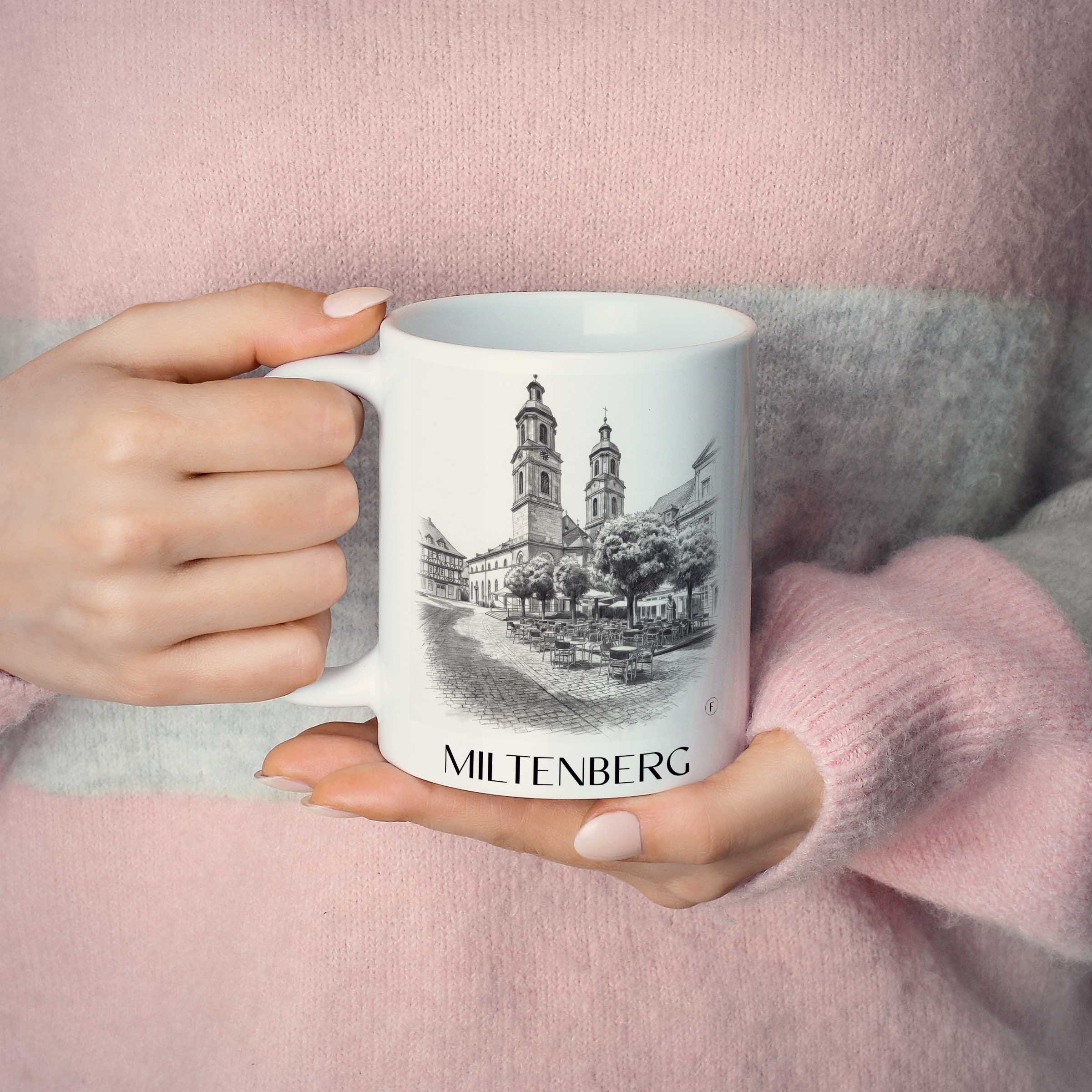 miltenberg-odenwald-deutschland-kaffeebecher-bleistift-zeichnung-drawing