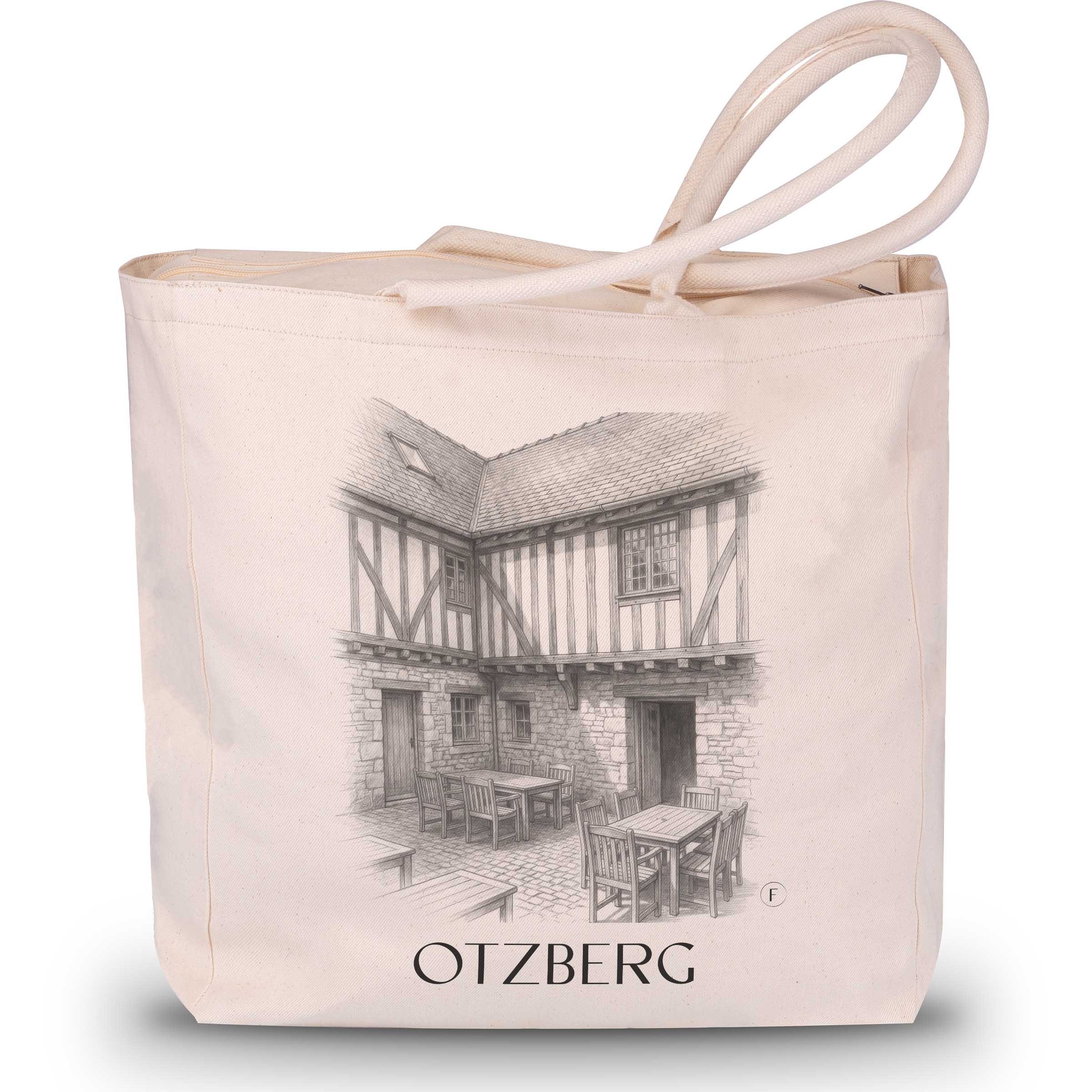 otzberg-odenwald-deutschland-einkaufstasche-bleistift-zeichnung-drawing