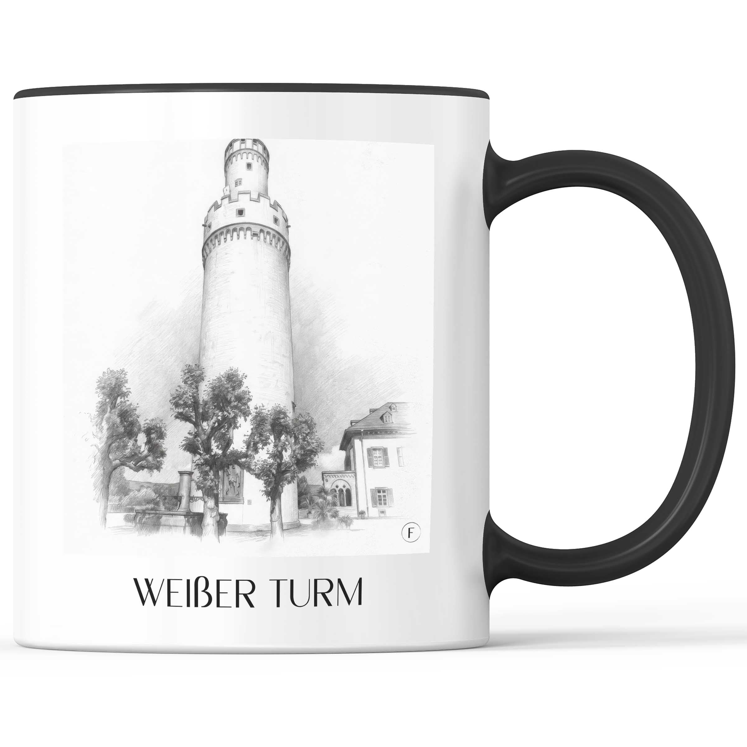 weißer-turm-bad-homburg-deutschland-kaffeebecher-bleistift-zeichnung-drawing