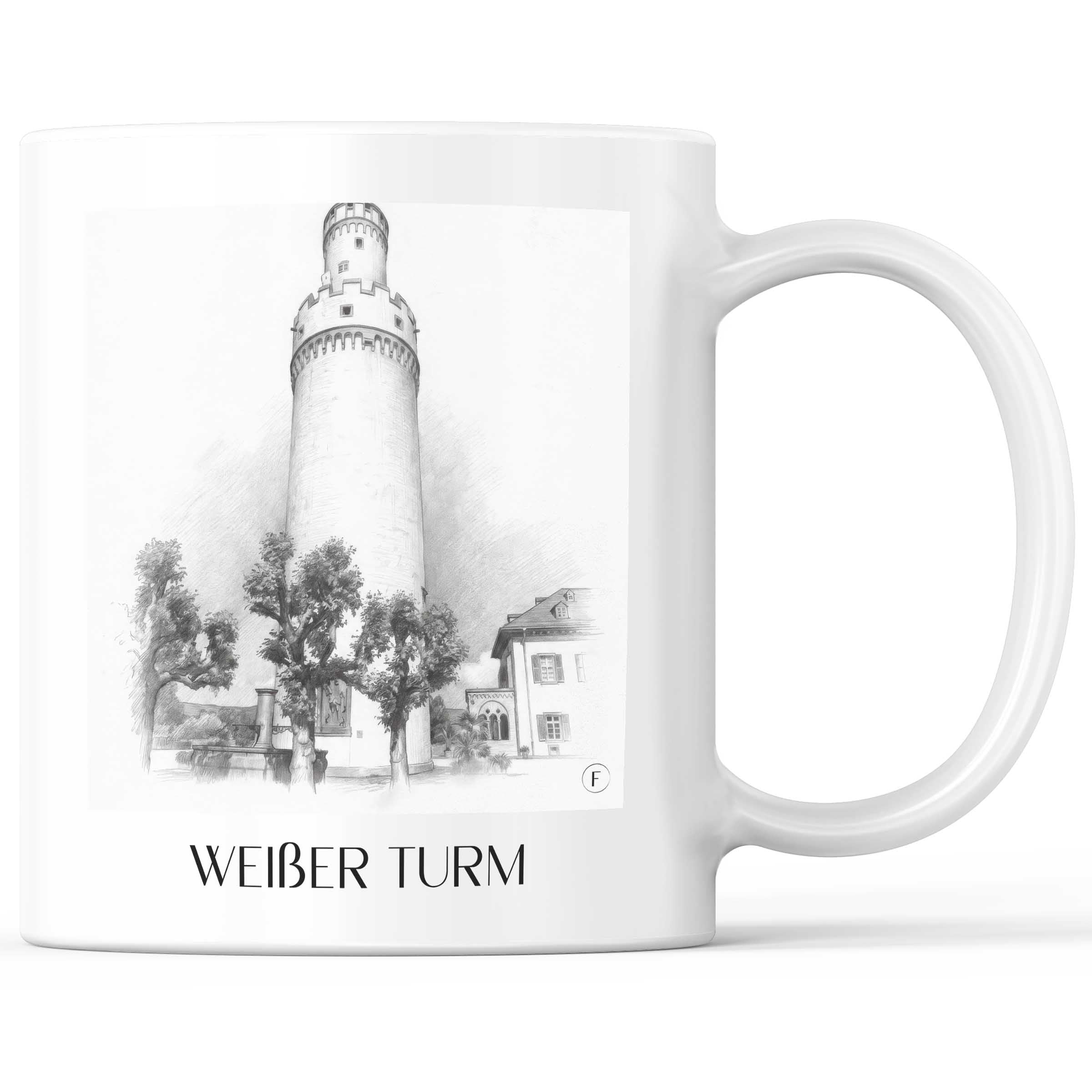 weißer-turm-bad-homburg-deutschland-kaffeebecher-bleistift-zeichnung-drawing