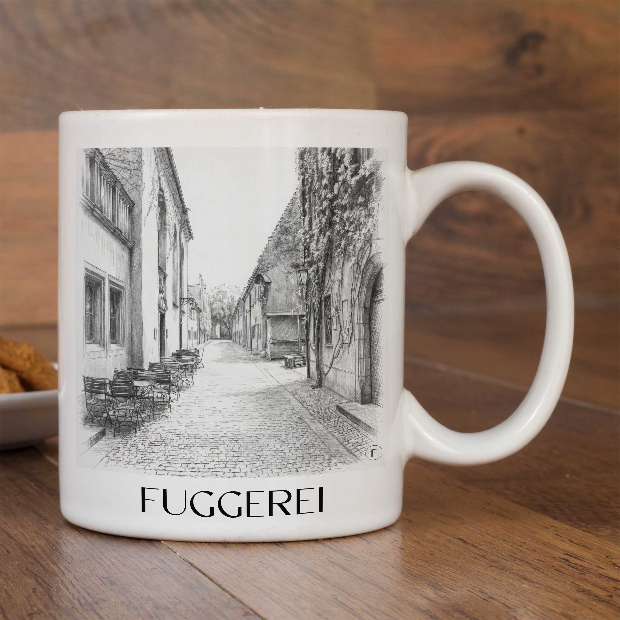 fuggerei-augsburg-deutschland-kaffeebecher-bleistift-zeichnung-drawing
