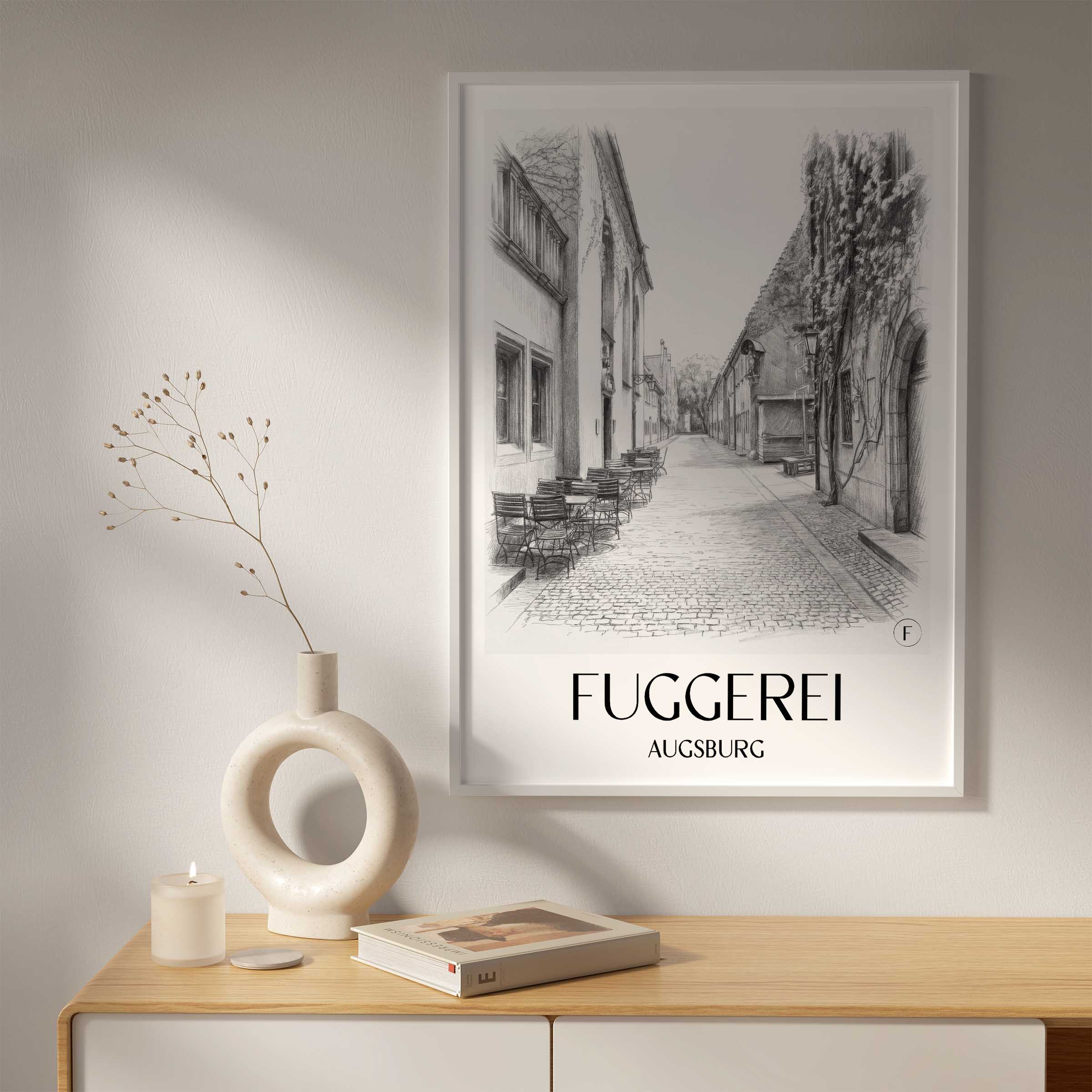 fuggerei-augsburg-deutschland-poster-bleistift-zeichnung-drawing