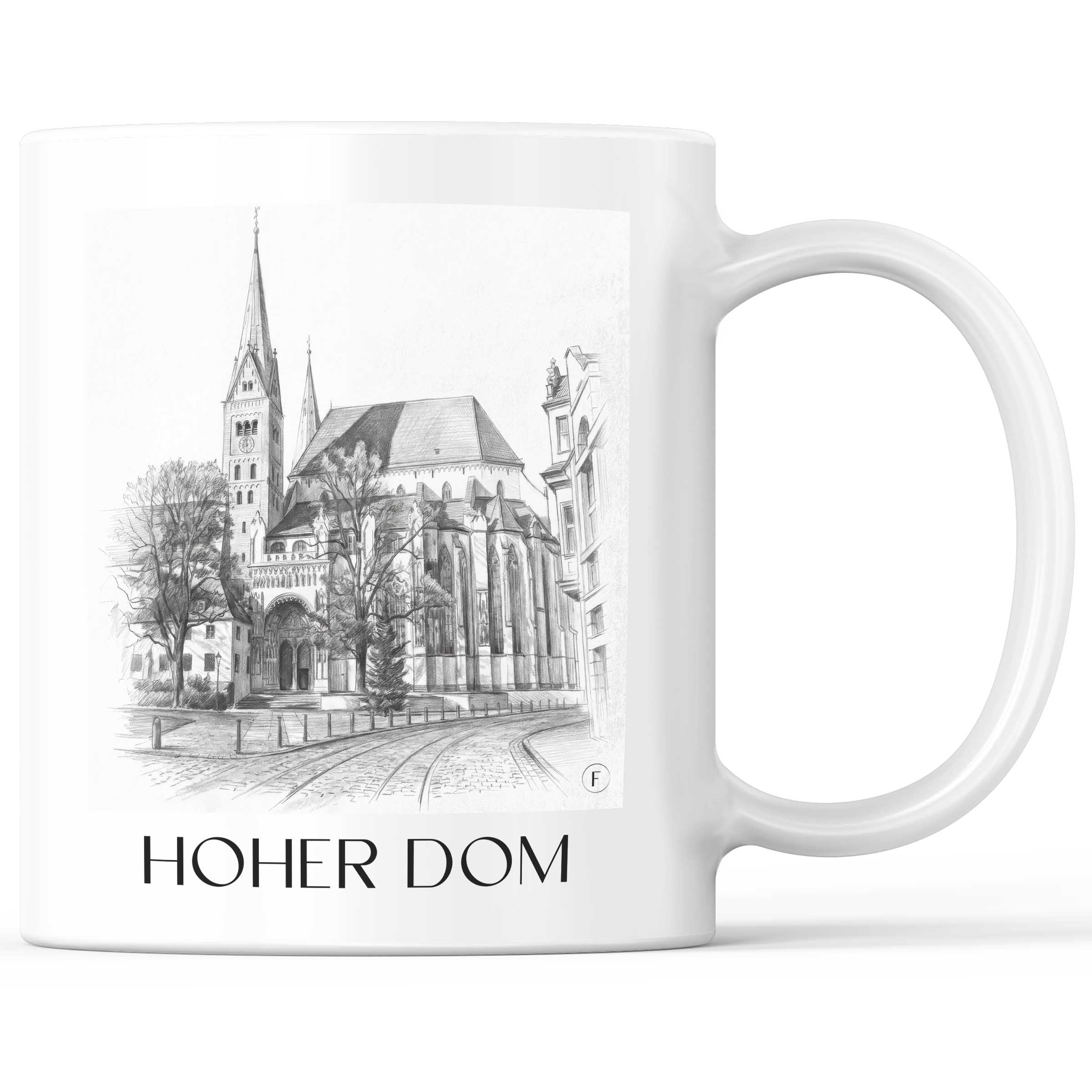 hoher-dom-augsburg-deutschland-kaffeebecher-bleistift-zeichnung-drawing