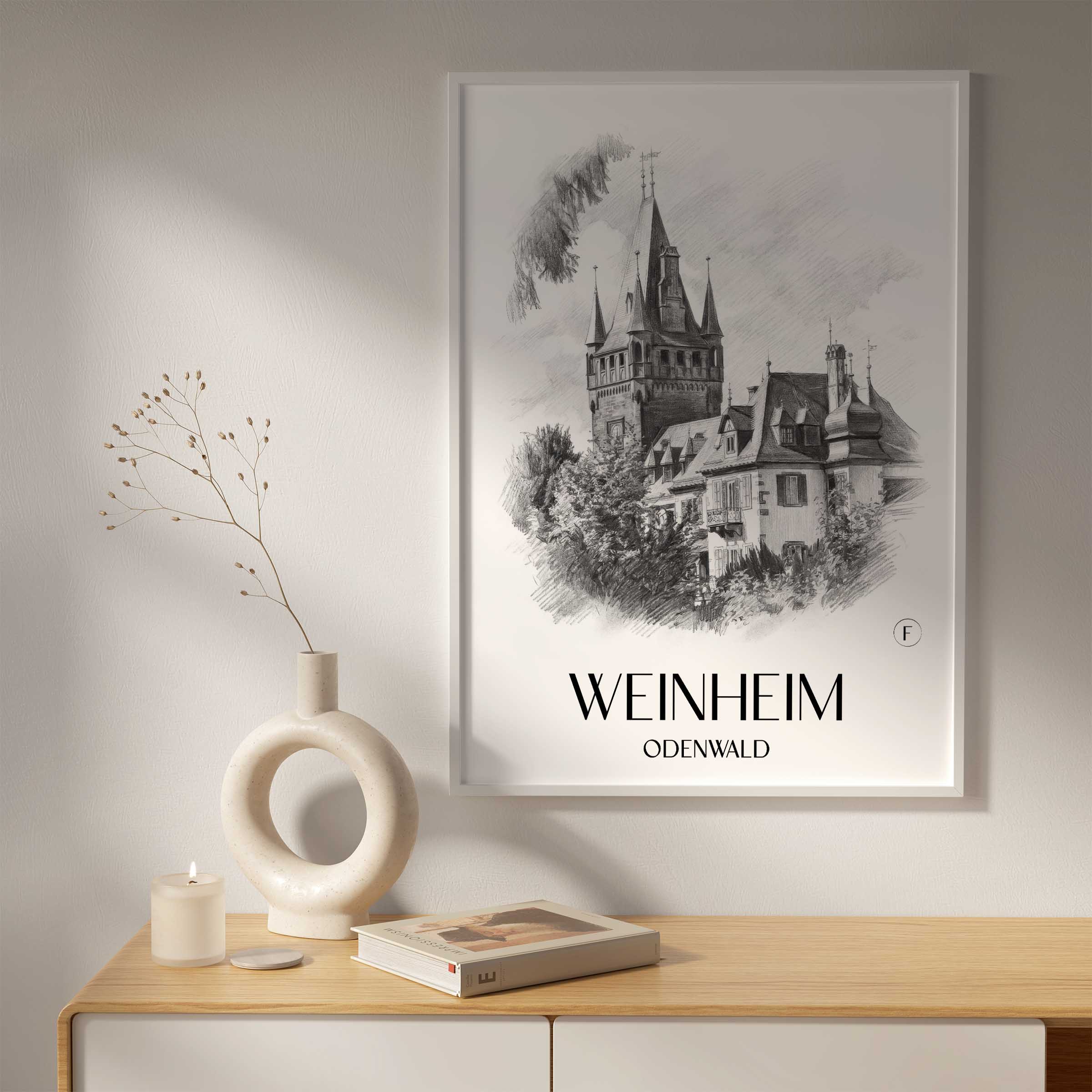weinheim-odenwald-deutschland-poster-bleistift-zeichnung-drawing