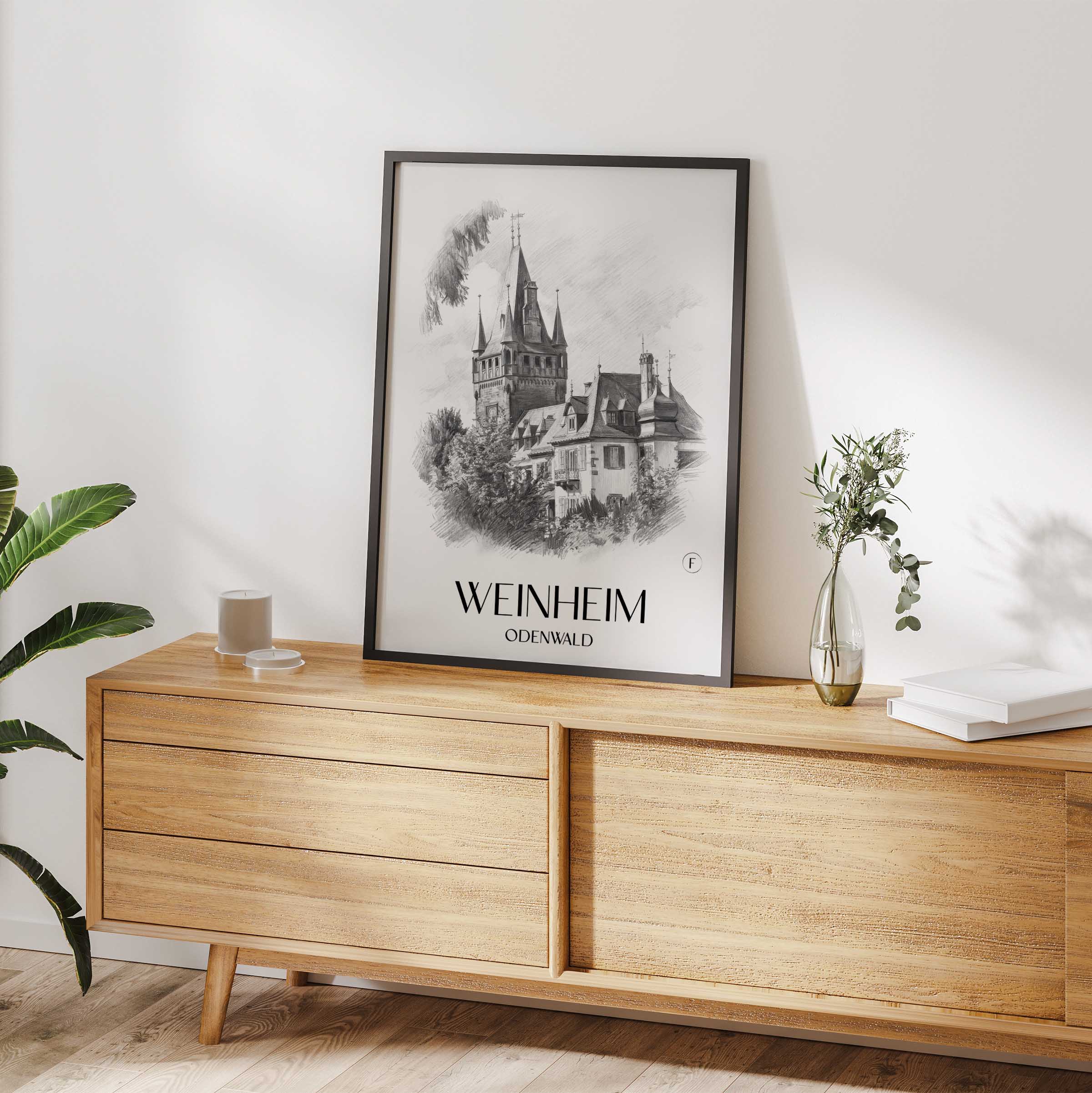 weinheim-odenwald-deutschland-poster-bleistift-zeichnung-drawing