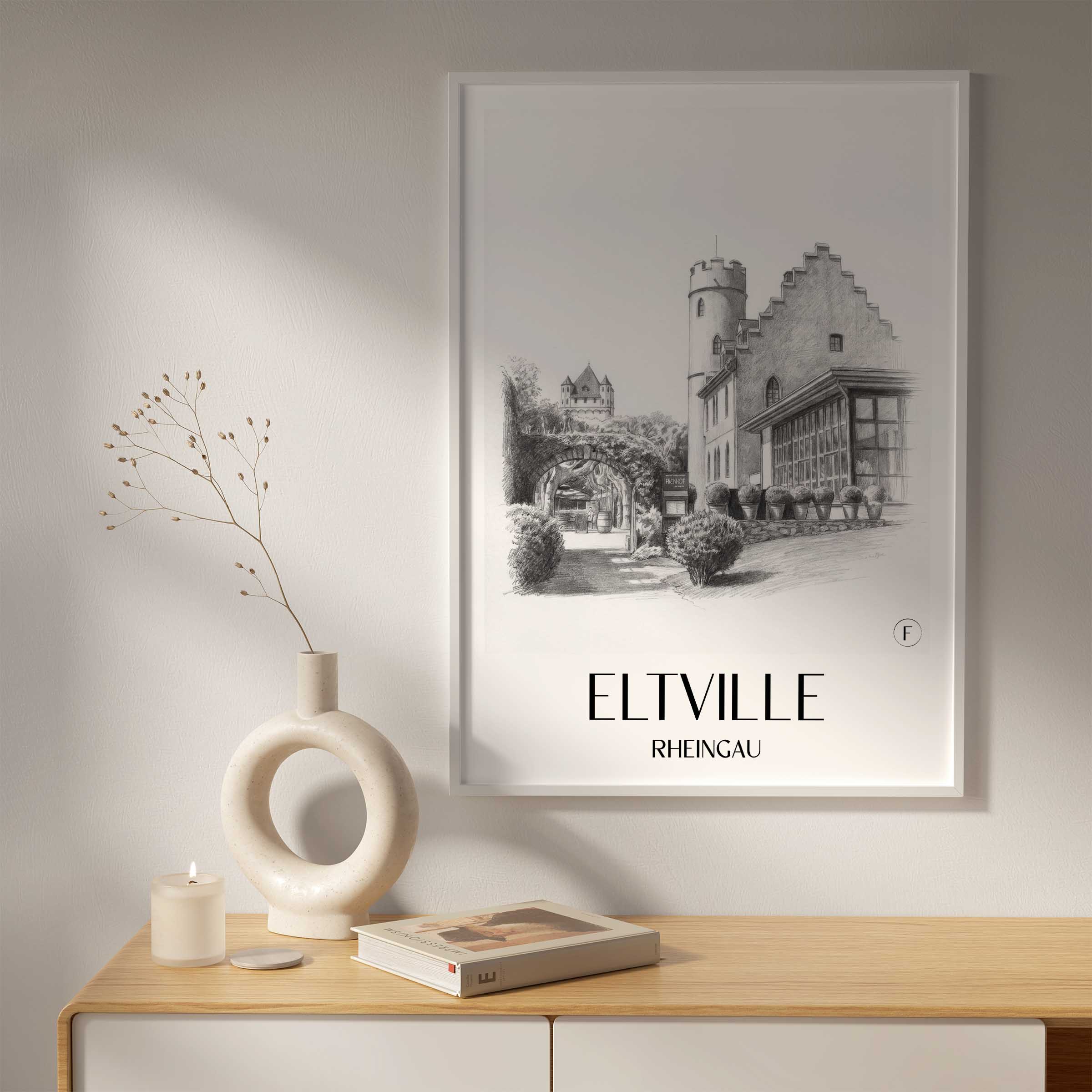 eltville-rheingau-deutschland-poster-bleistift-zeichnung-drawing