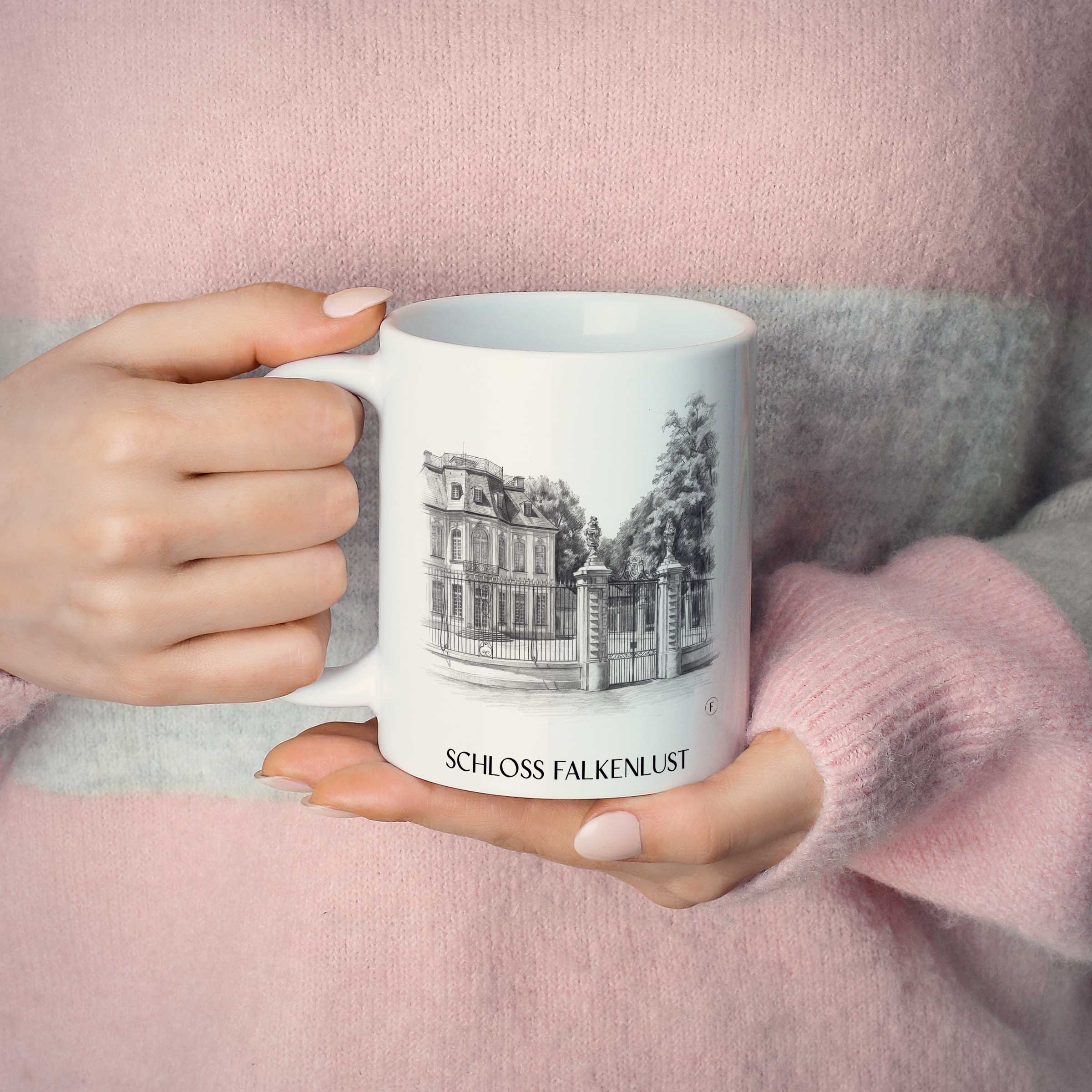 schloss-falkenlust-brühl-deutschland-kaffeebecher-bleistift-zeichnung-drawing