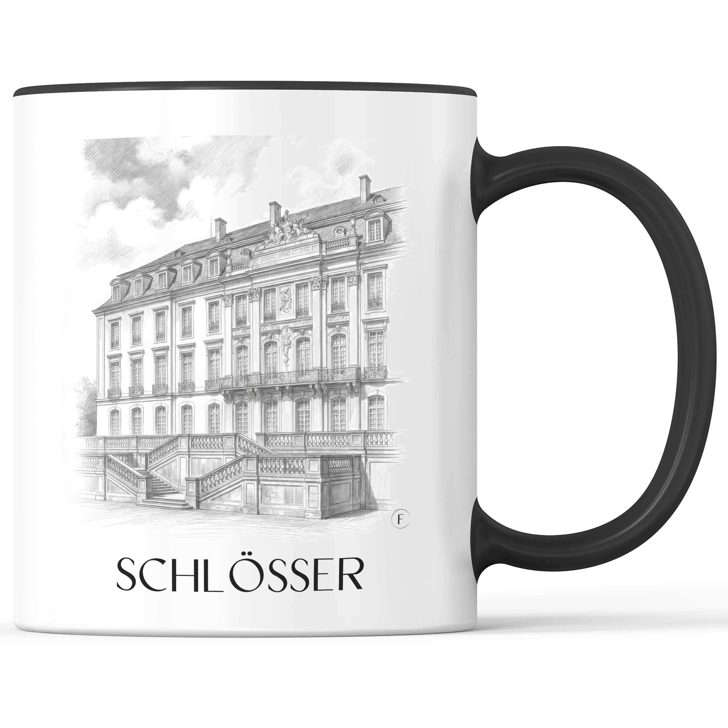 schlösser-brühl-deutschland-kaffeebecher-bleistift-zeichnung-drawing