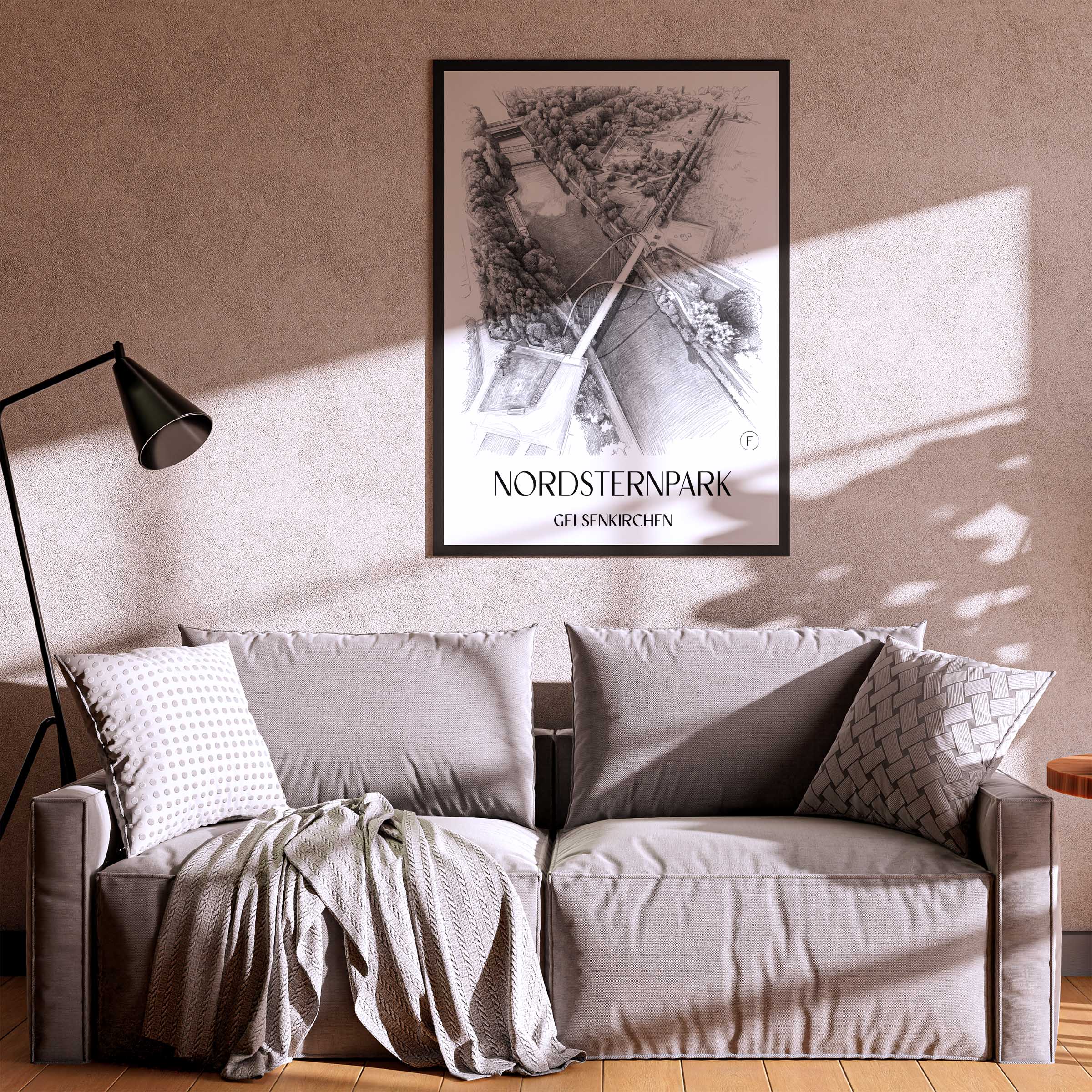 nordsternpark-gelsenkirchen-deutschland-poster-bleistift-zeichnung-drawing