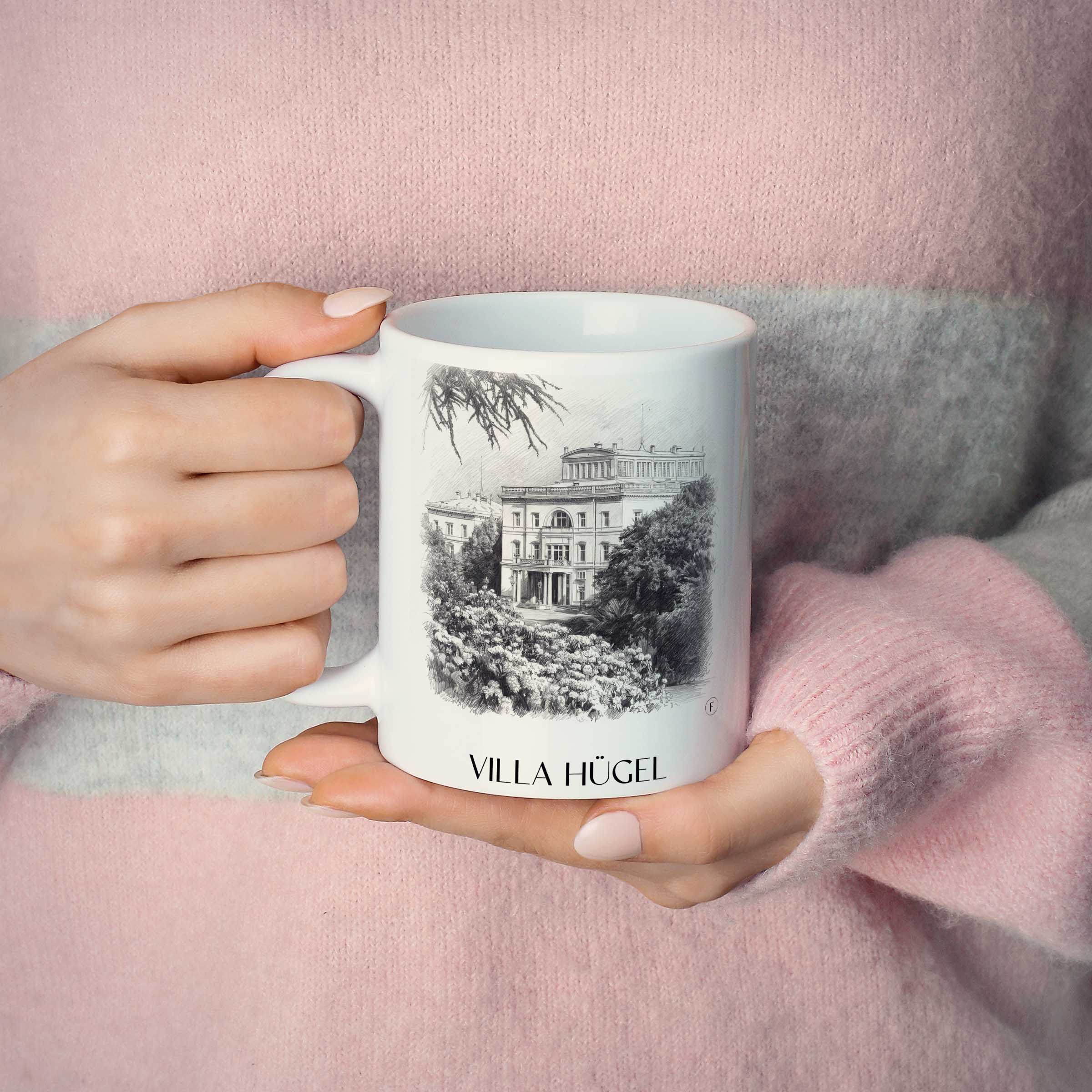 villa-hügel-essen-deutschland-kaffeebecher-bleistift-zeichnung-drawing