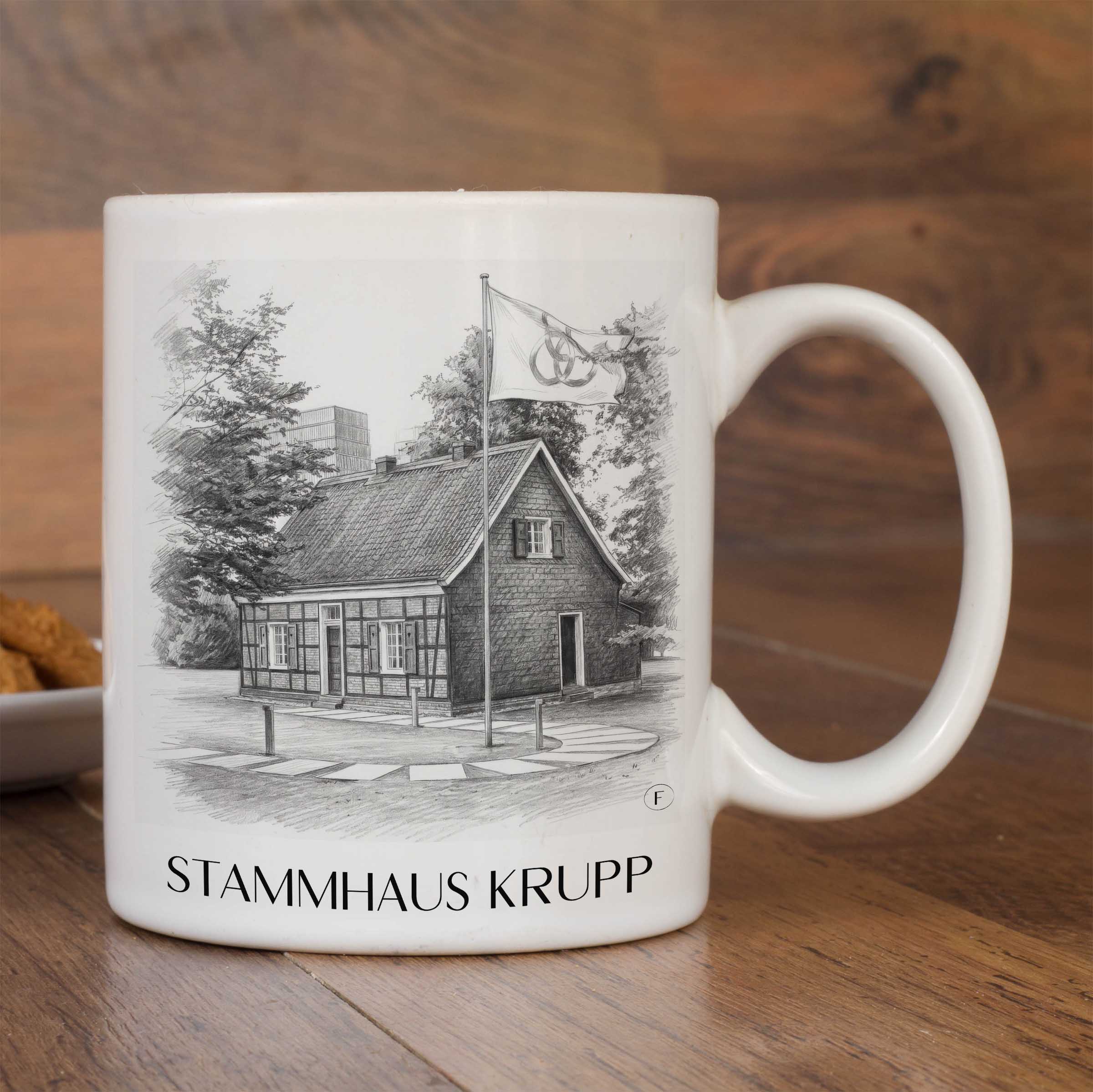 stammhaus-krupp-essen-deutschland-kaffeebecher-bleistift-zeichnung-drawing