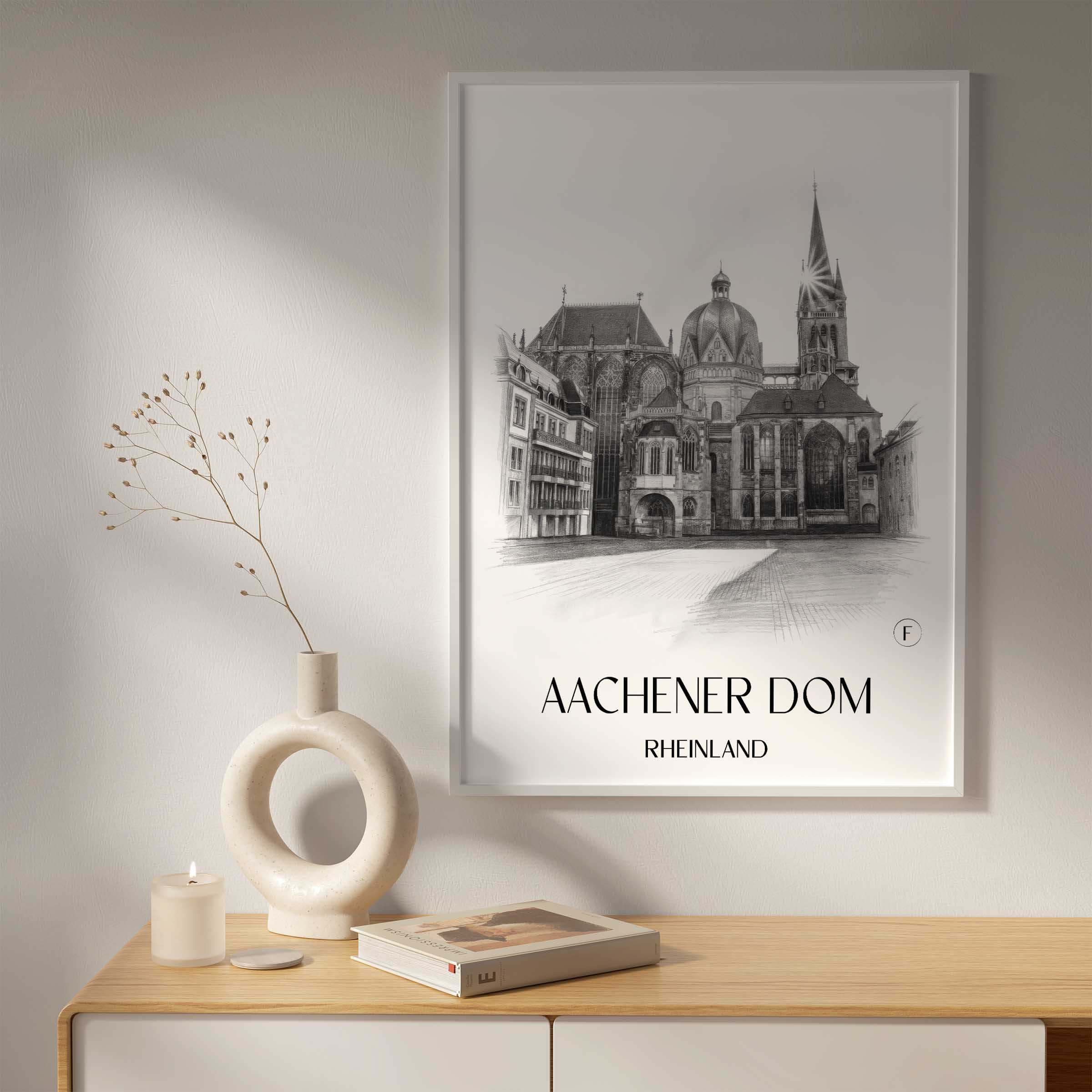 aachener-dom-rheinland-deutschland-poster-bleistift-zeichnung-drawing