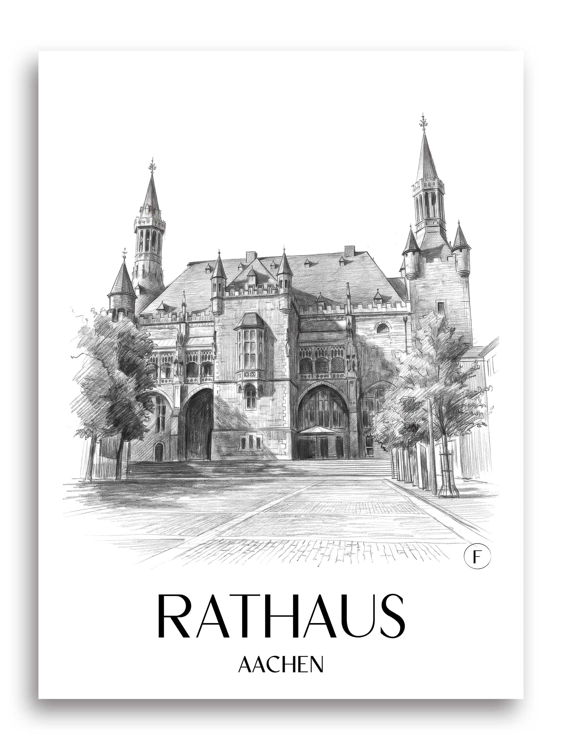 rathaus--aachen-deutschland-poster-bleistift-zeichnung-drawing