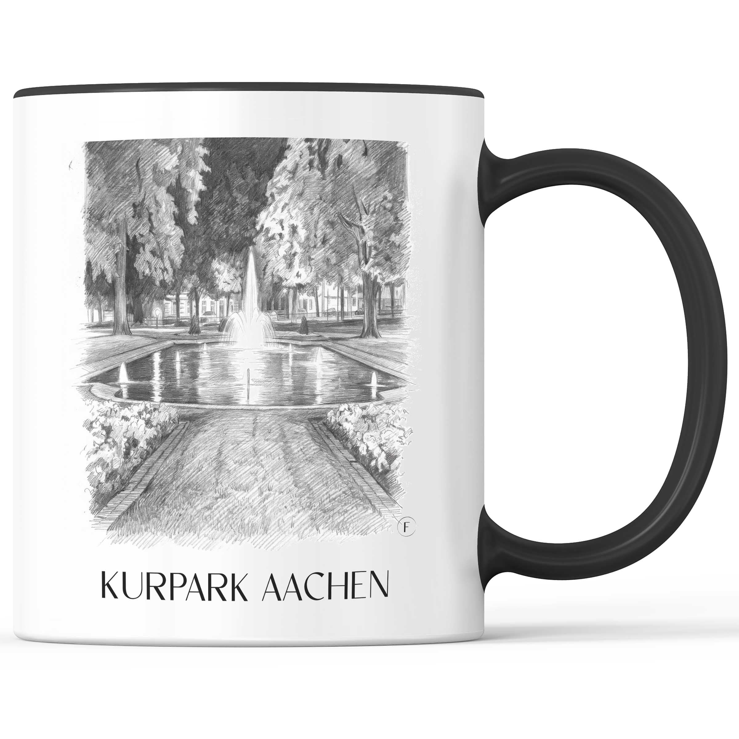 kurpark-aachen-deutschland-kaffeebecher-bleistift-zeichnung-drawing