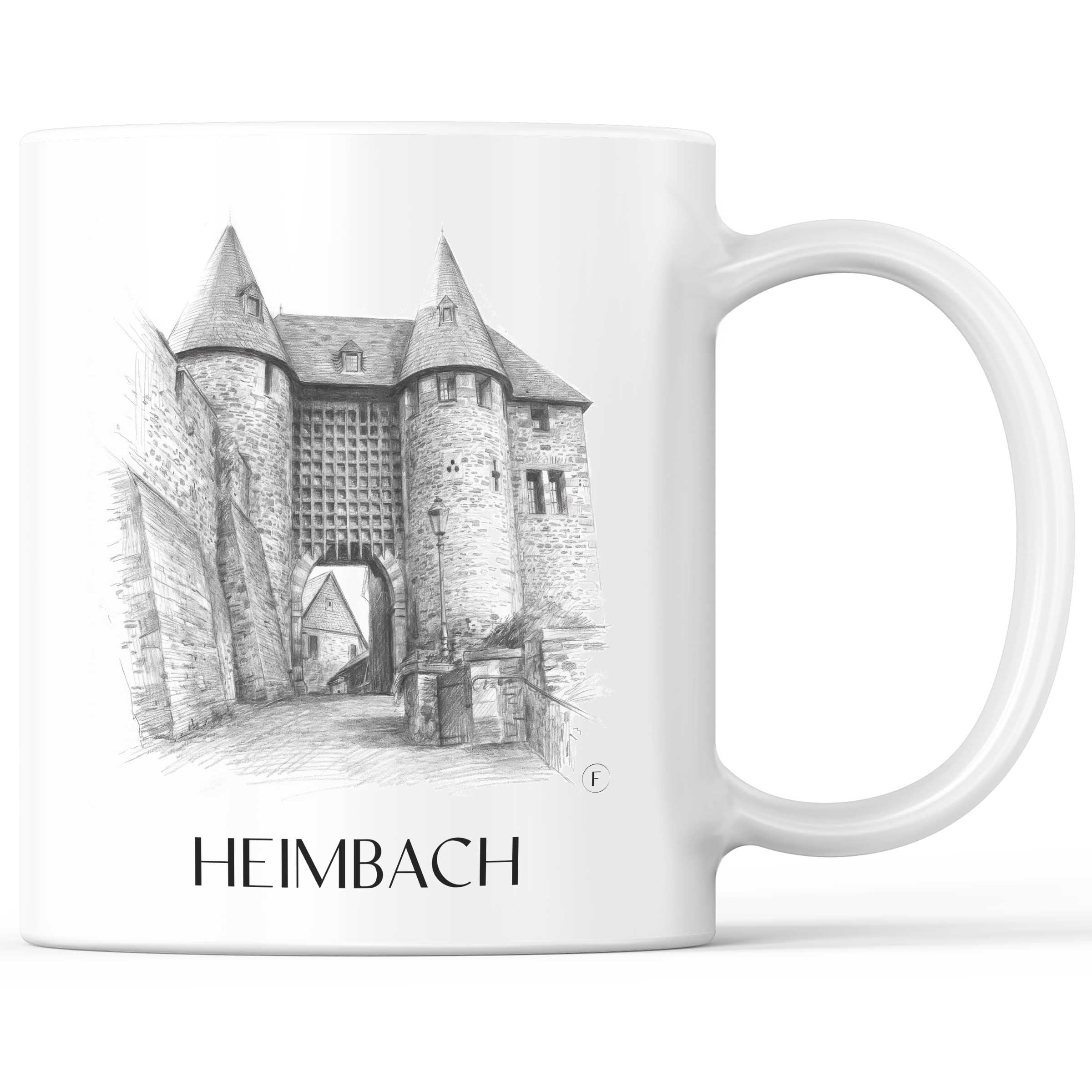 heimbach-eifel-deutschland-kaffeebecher-bleistift-zeichnung-drawing