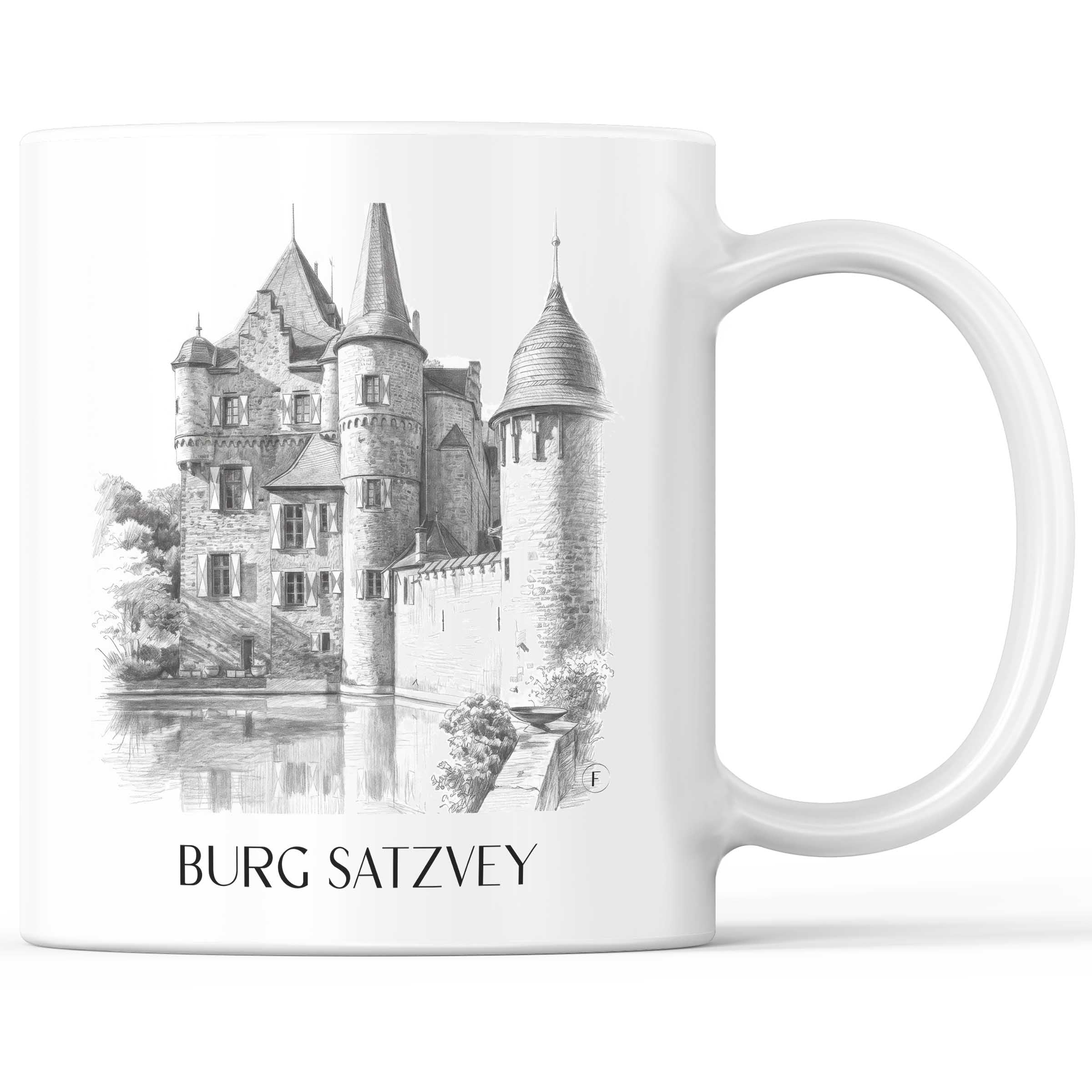 burg-satzvey-eifel-deutschland-kaffeebecher-bleistift-zeichnung-drawing