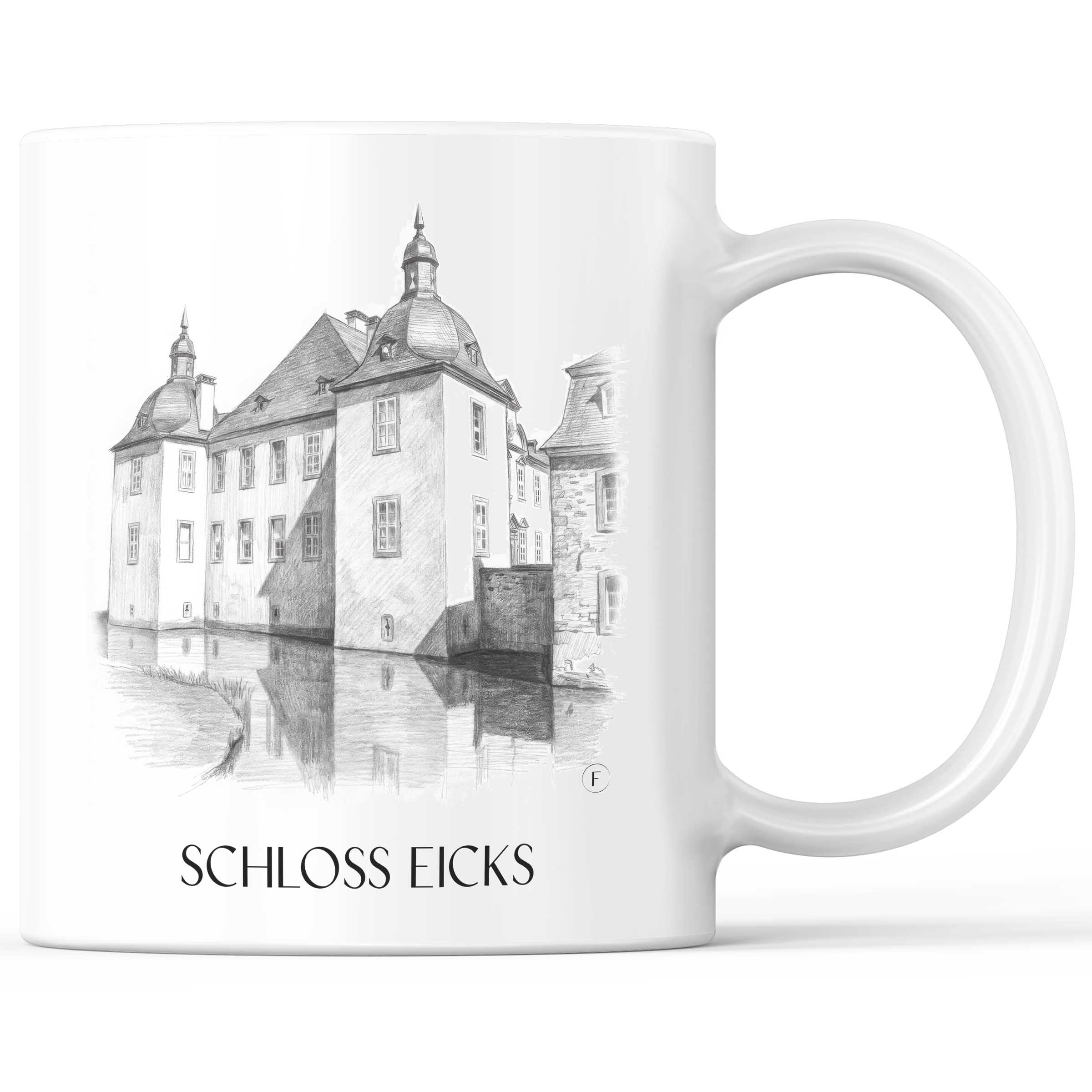 schloss-eicks-eifel-deutschland-kaffeebecher-bleistift-zeichnung-drawing