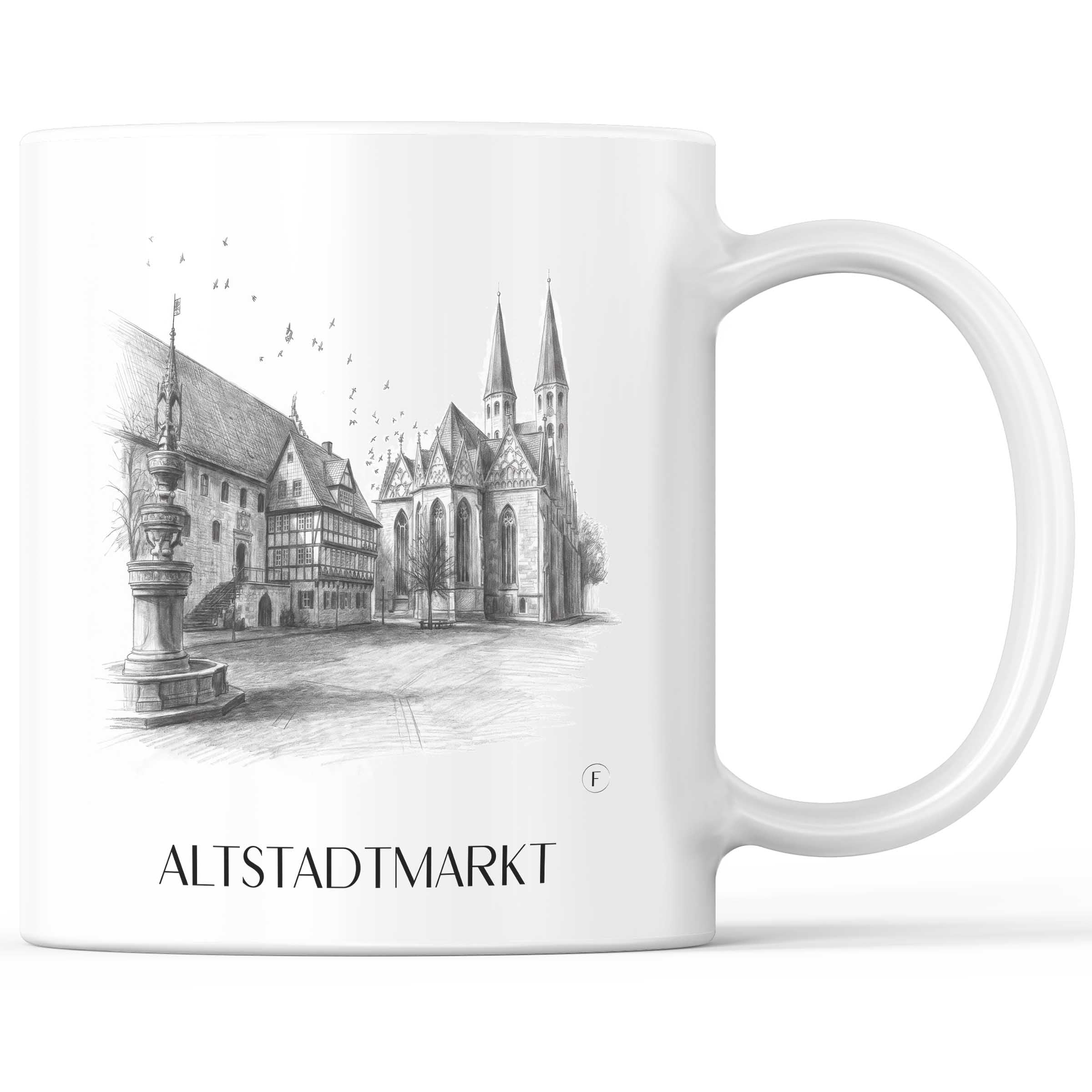 altstadtmarkt-braunschweig-deutschland-kaffeebecher-bleistift-zeichnung-drawing