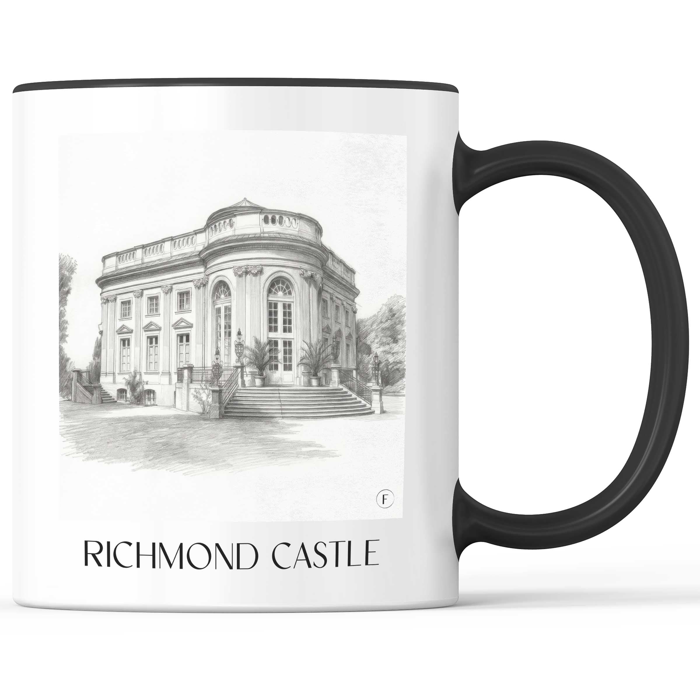 Schloss Richmond Kaffeebecher - Braunschweig - Deutschland Becher - Kaffeetasse im Zeichnung Stil