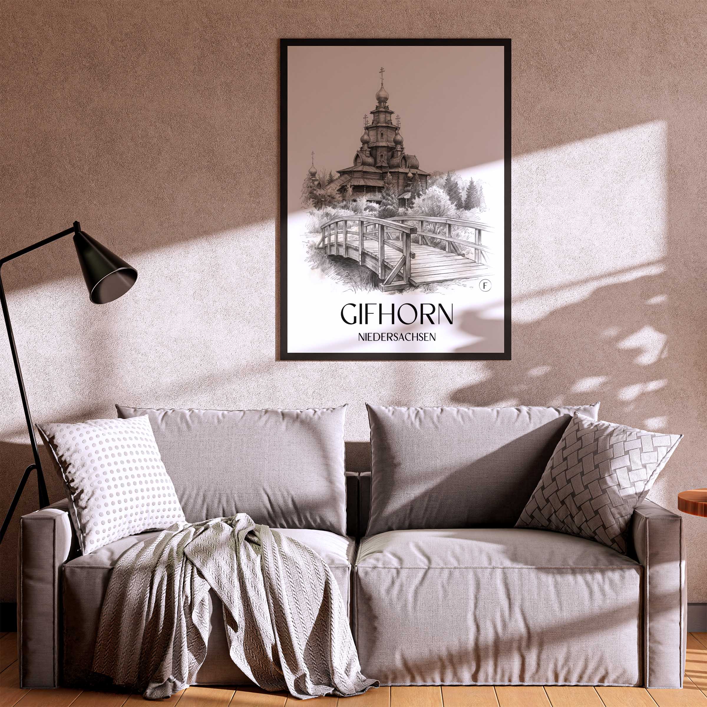 gifhorn-niedersachsen-deutschland-poster-bleistift-zeichnung-drawing