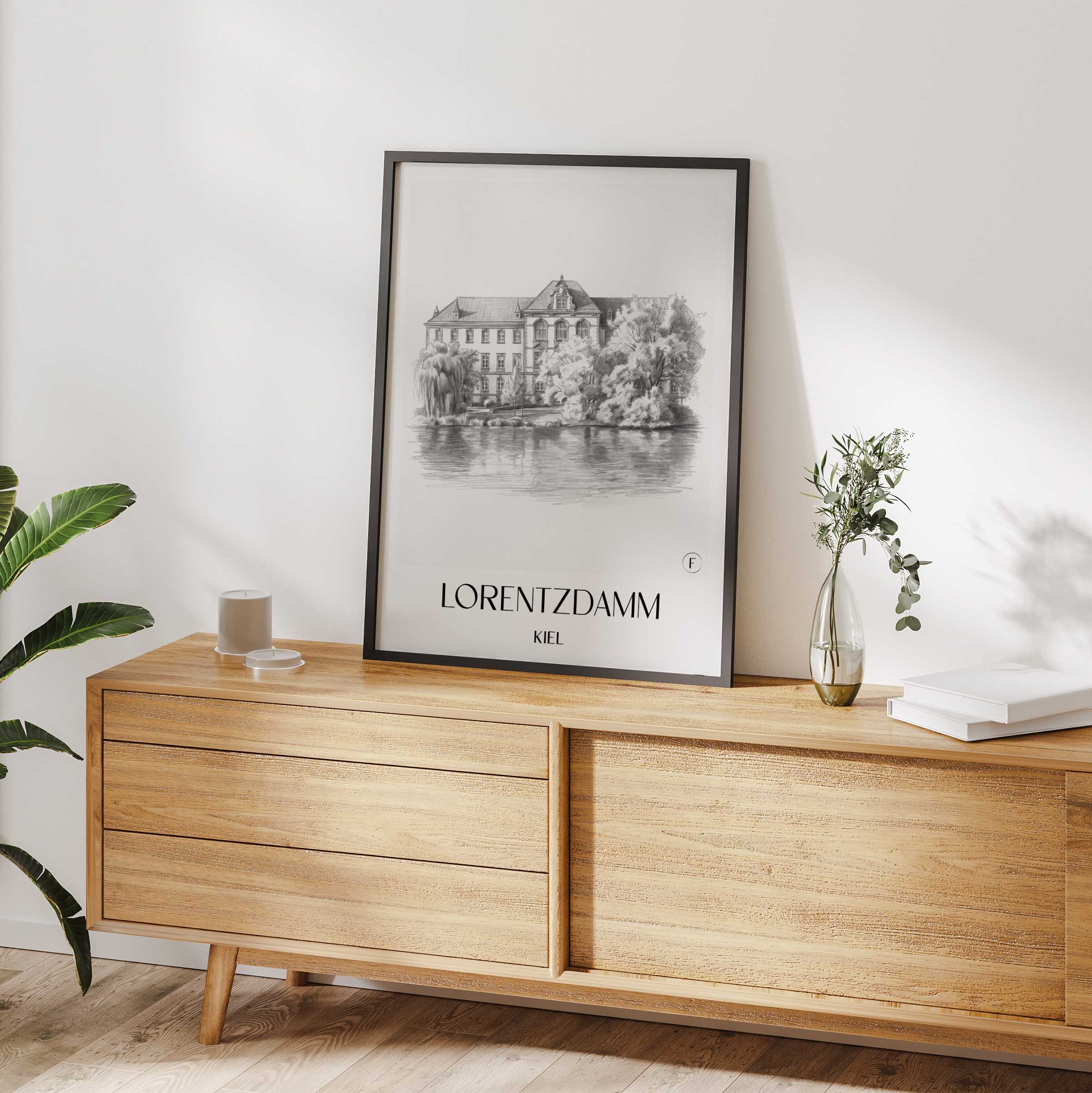lorentzdamm-kiel-deutschland-poster-bleistift-zeichnung-drawing