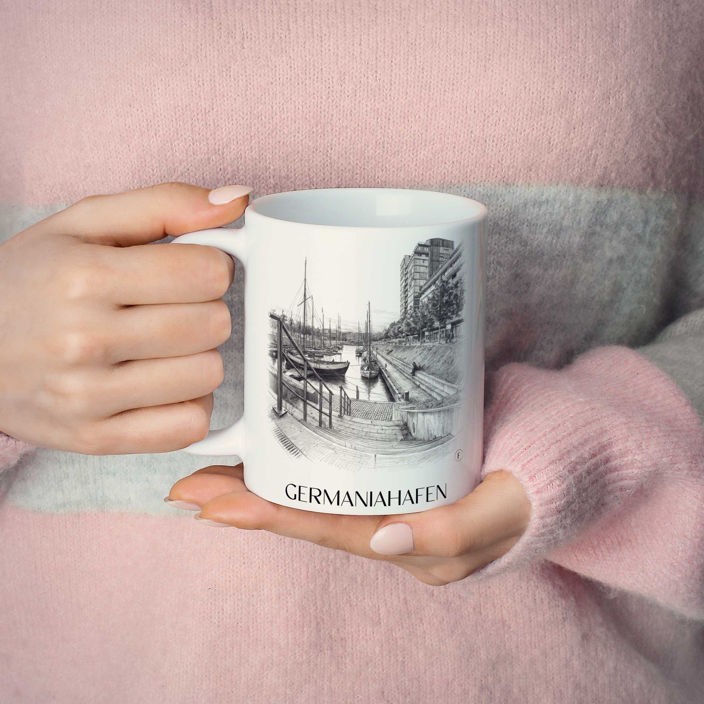germaniahafen-kiel-deutschland-kaffeebecher-bleistift-zeichnung-drawing
