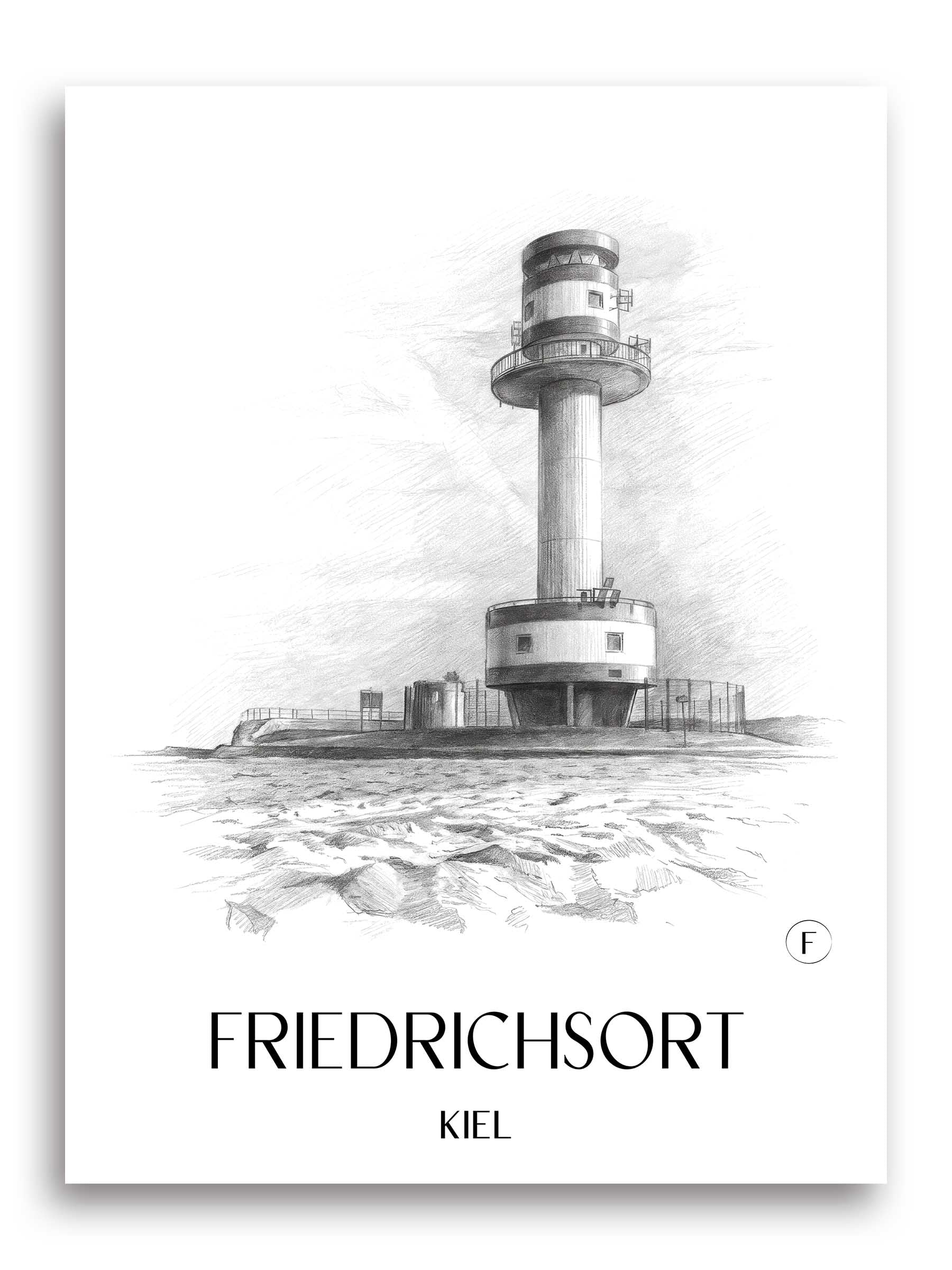 friedrichsort-kiel-deutschland-poster-bleistift-zeichnung-drawing