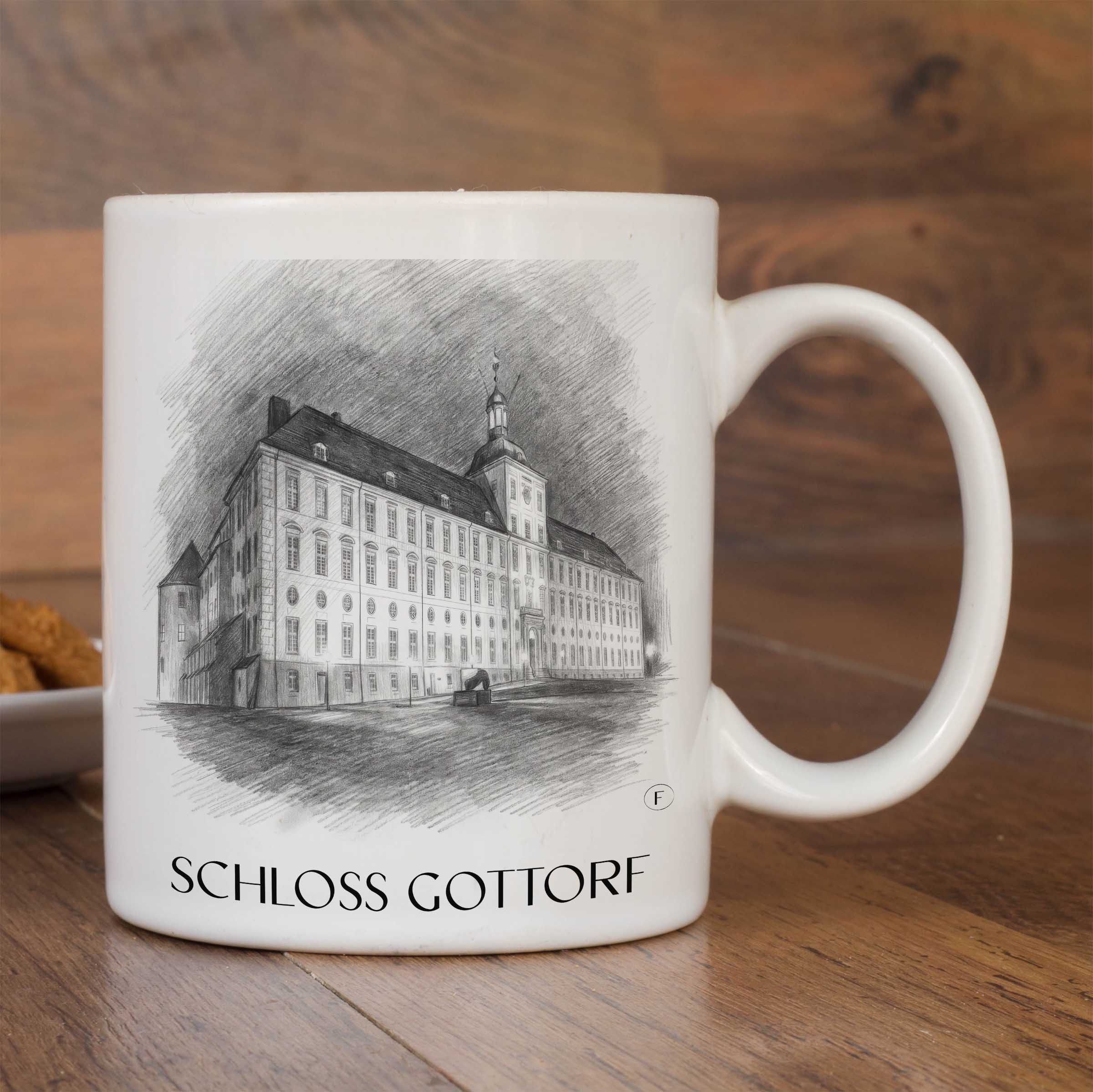 schloss-gottorf-schleswig-deutschland-kaffeebecher-bleistift-zeichnung-drawing