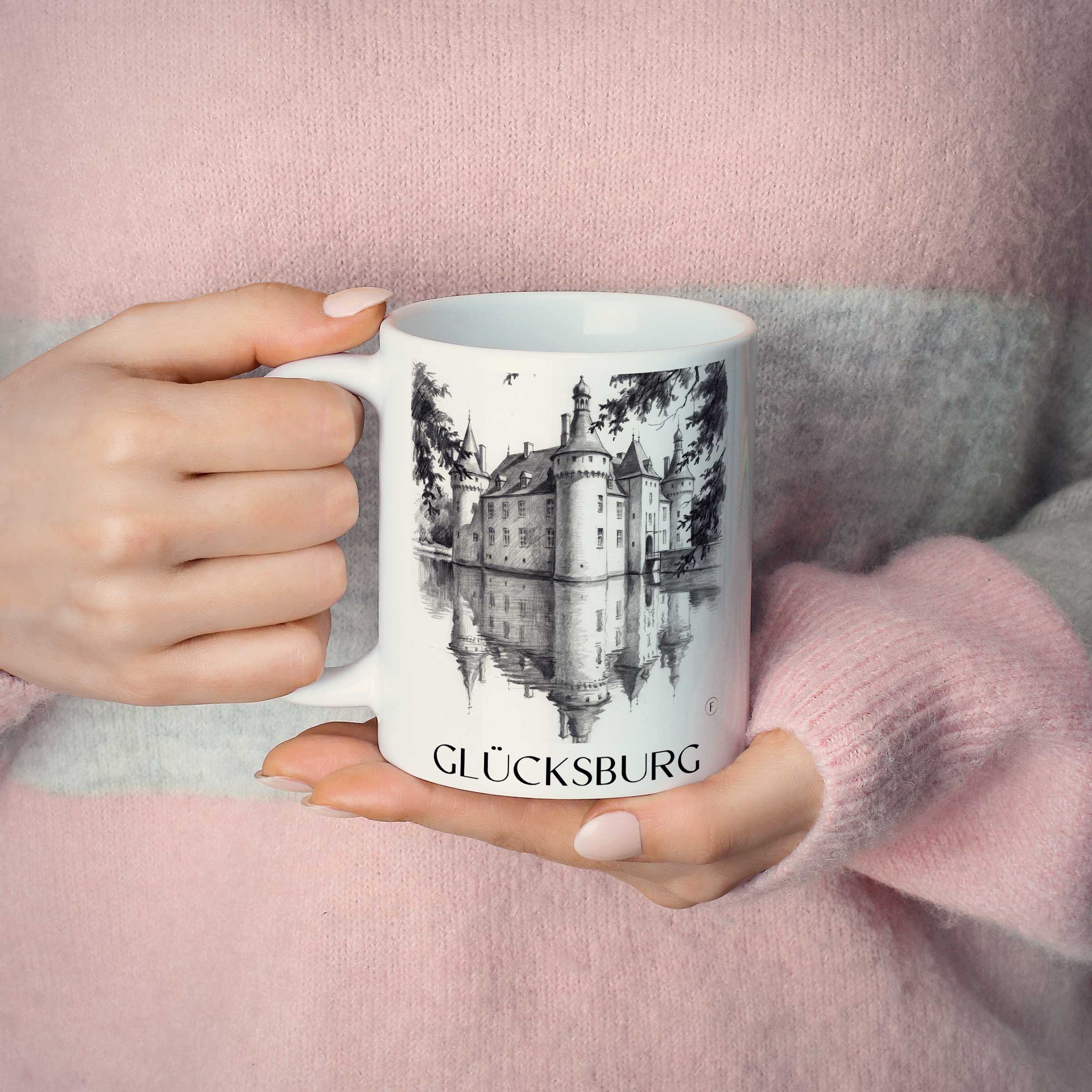 glücksburg-schleswig-deutschland-kaffeebecher-bleistift-zeichnung-drawing