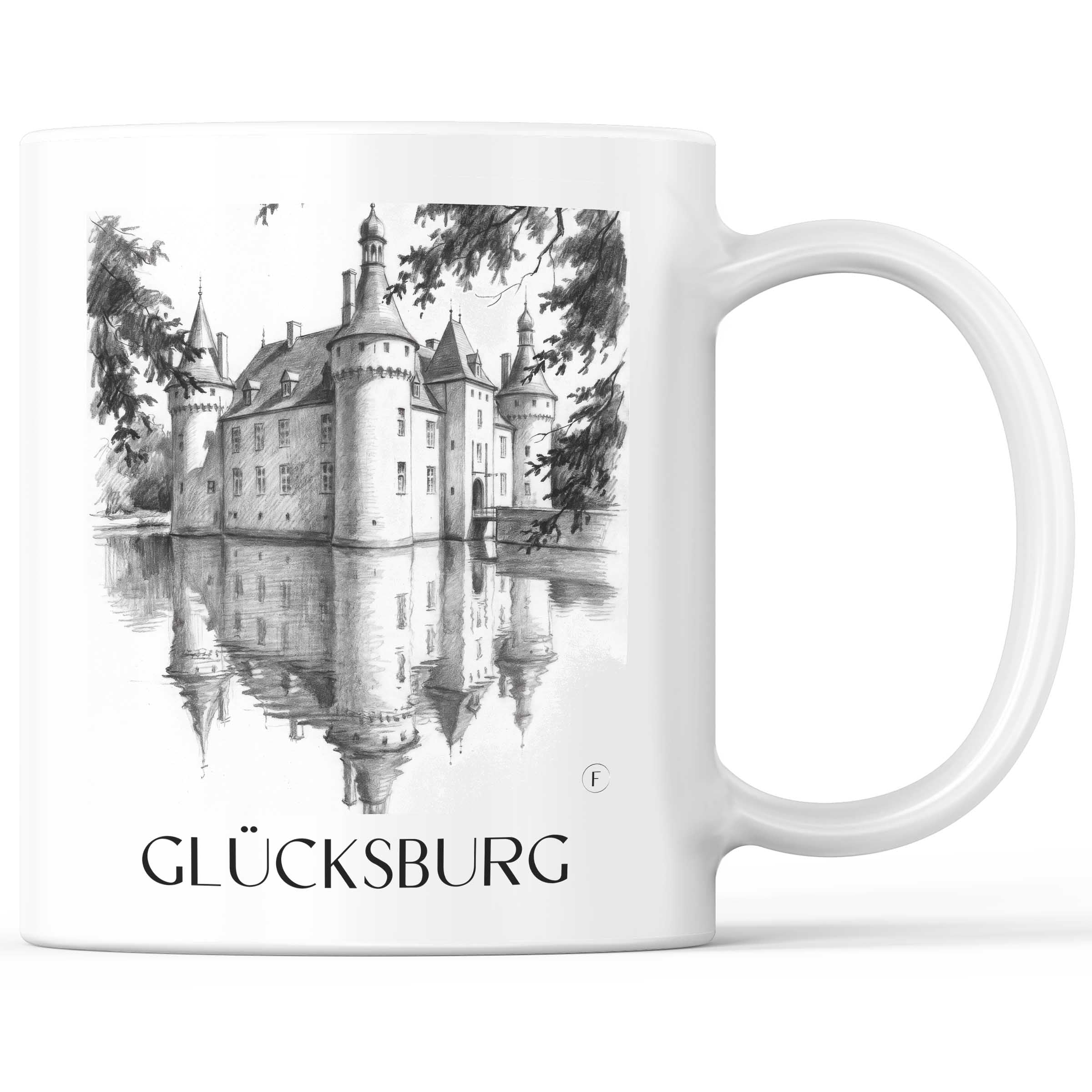 glücksburg-schleswig-deutschland-kaffeebecher-bleistift-zeichnung-drawing