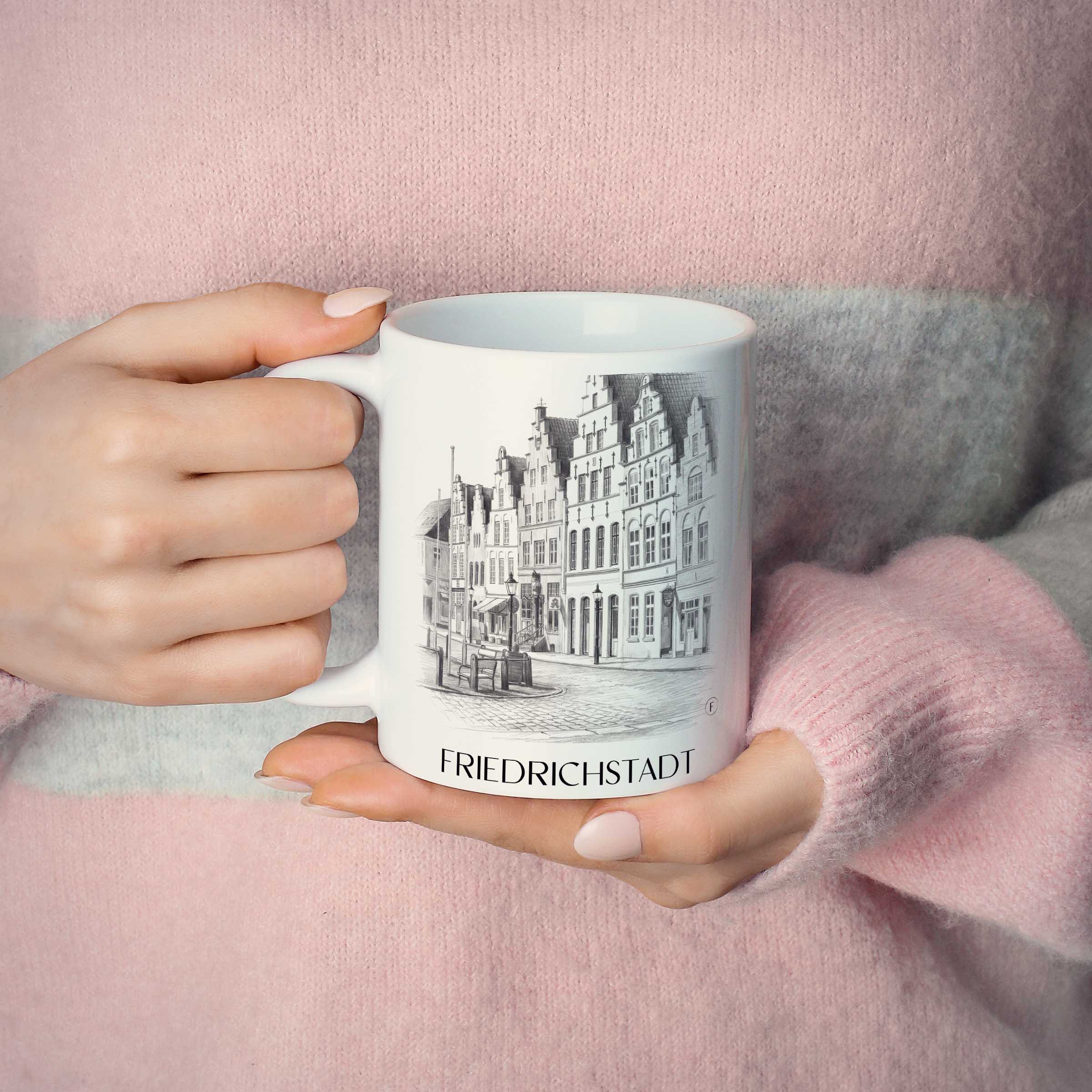 friedrichstadt-schleswig-deutschland-kaffeebecher-bleistift-zeichnung-drawing