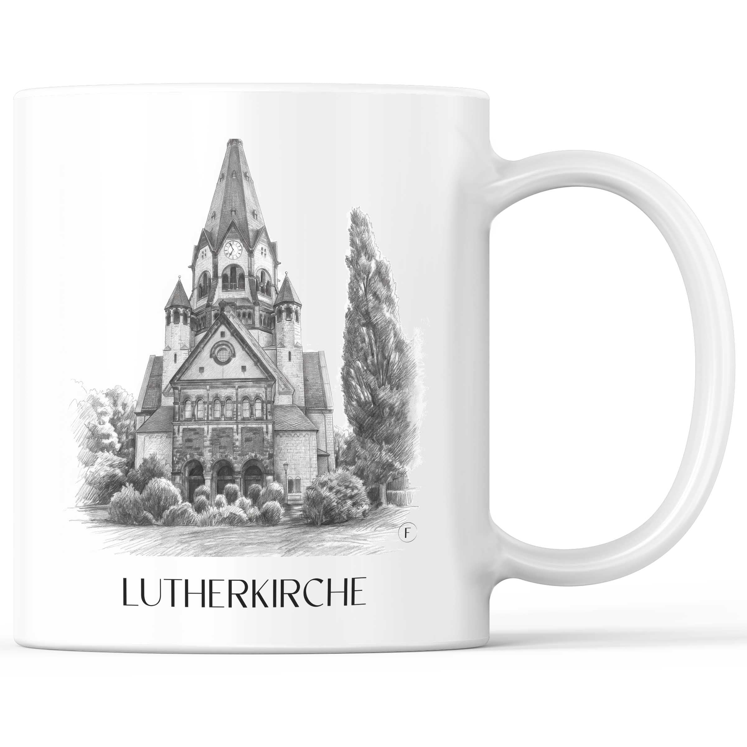lutherkirche-chemnitz-deutschland-kaffeebecher-bleistift-zeichnung-drawing